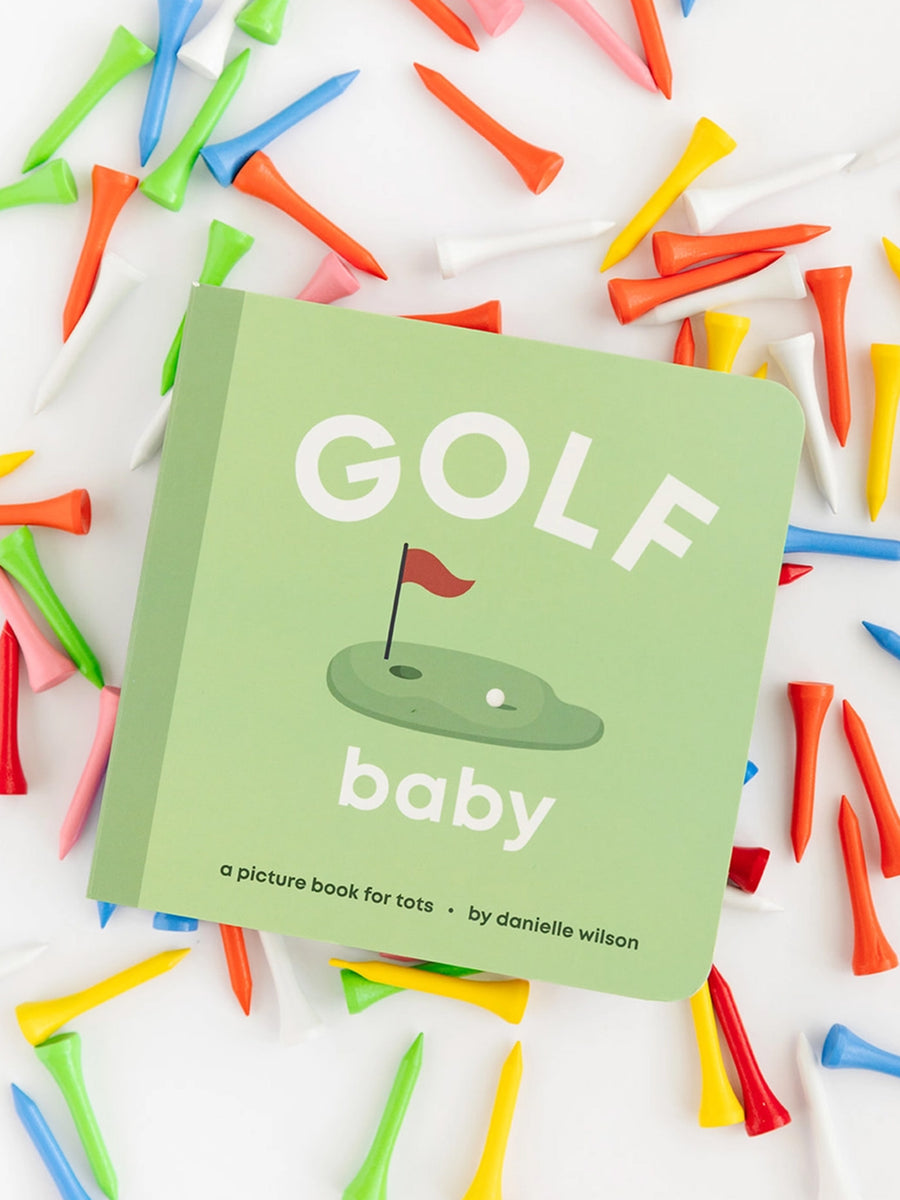 Golf Baby Board Book Baby-Kids : Toys : Books Left Hand Book House Golf Baby Board Book for Babies and Kids | Colored Organics®