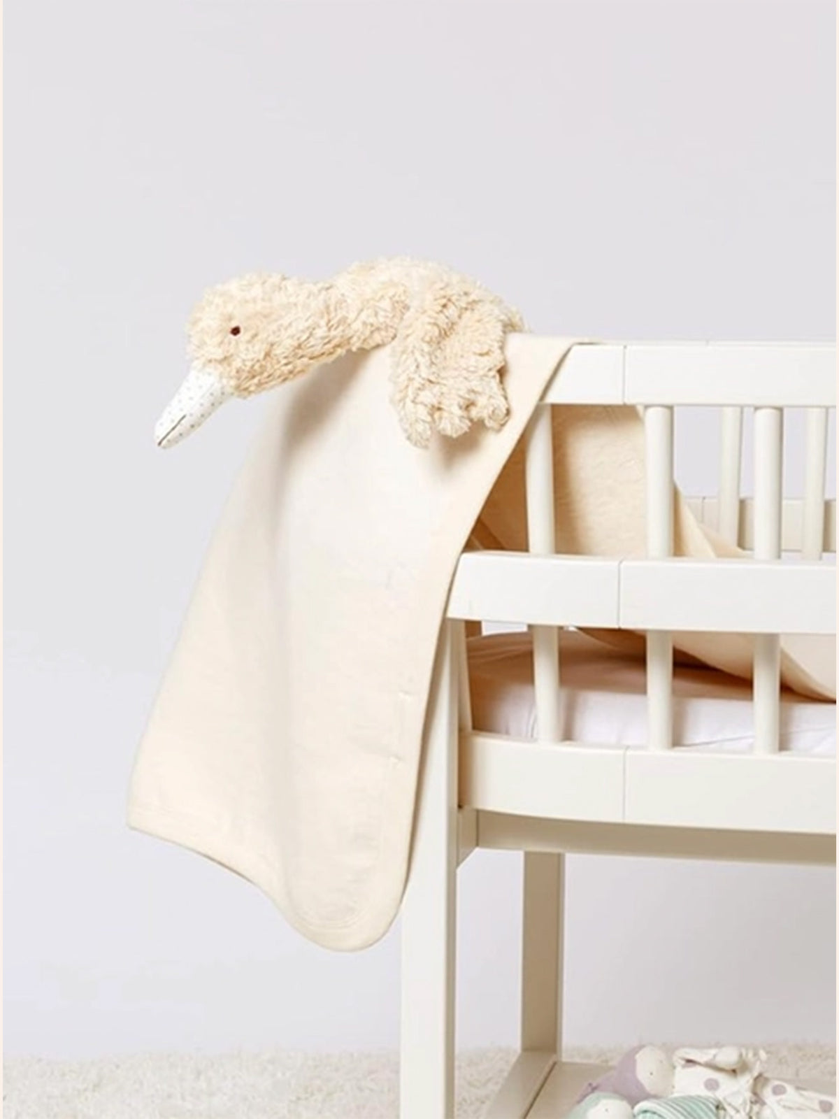 Goose Sherpa Snuggle Lovey Baby : Toys : Plush + Crinkle Under the Nile Organic Sherpa Goose Lovey for Baby | Colored Organics®