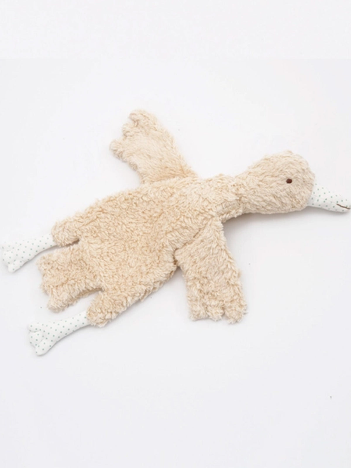Goose Sherpa Snuggle Lovey Baby : Toys : Plush + Crinkle Under the Nile Organic Sherpa Goose Lovey for Baby | Colored Organics®