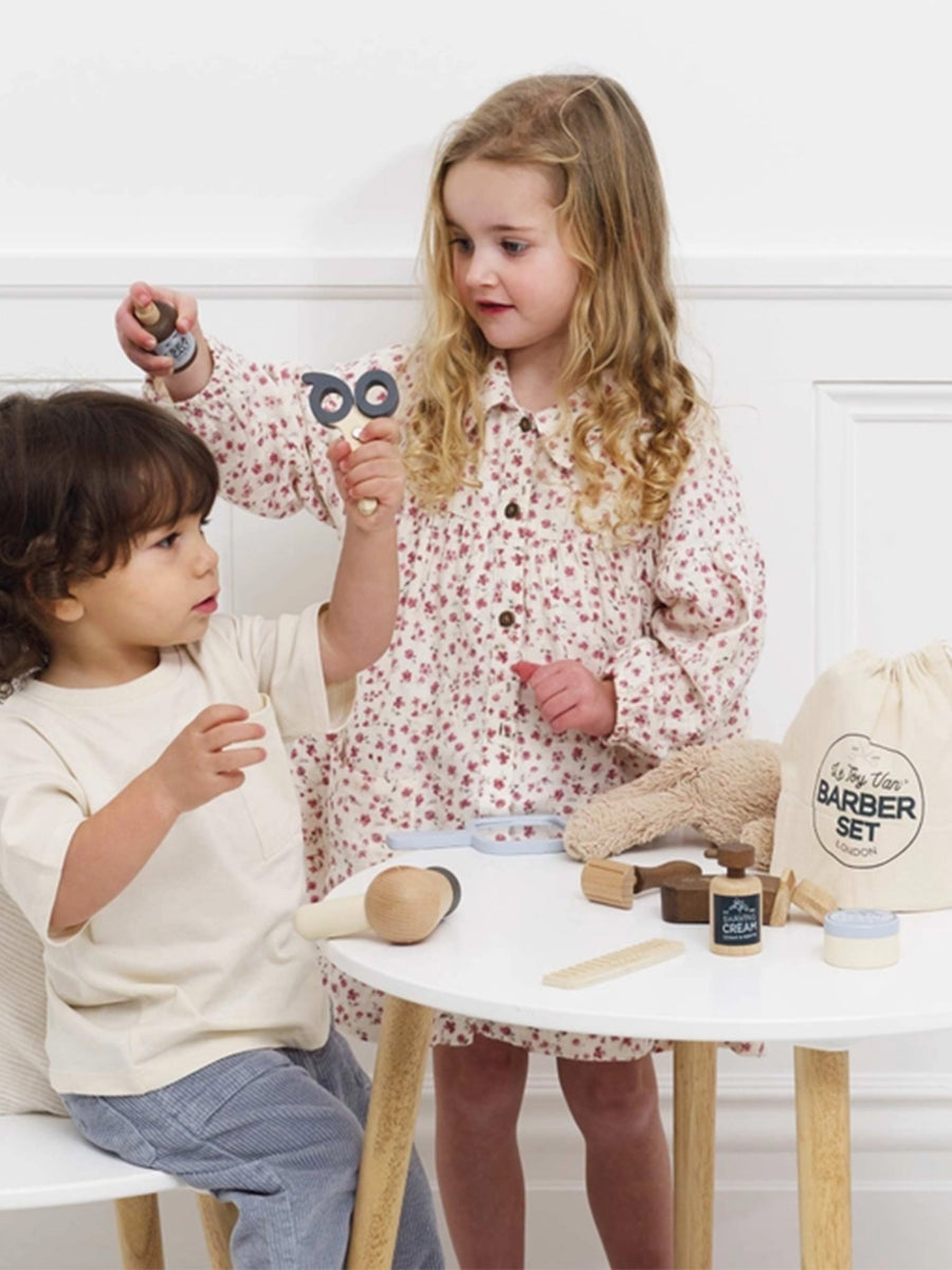Hairdresser & Barber Play Kit Baby-Kids : Toys : Pretend Play Le Toy Van, Inc. Hairdresser & Barber Play Kit for Baby | Colored Organics®