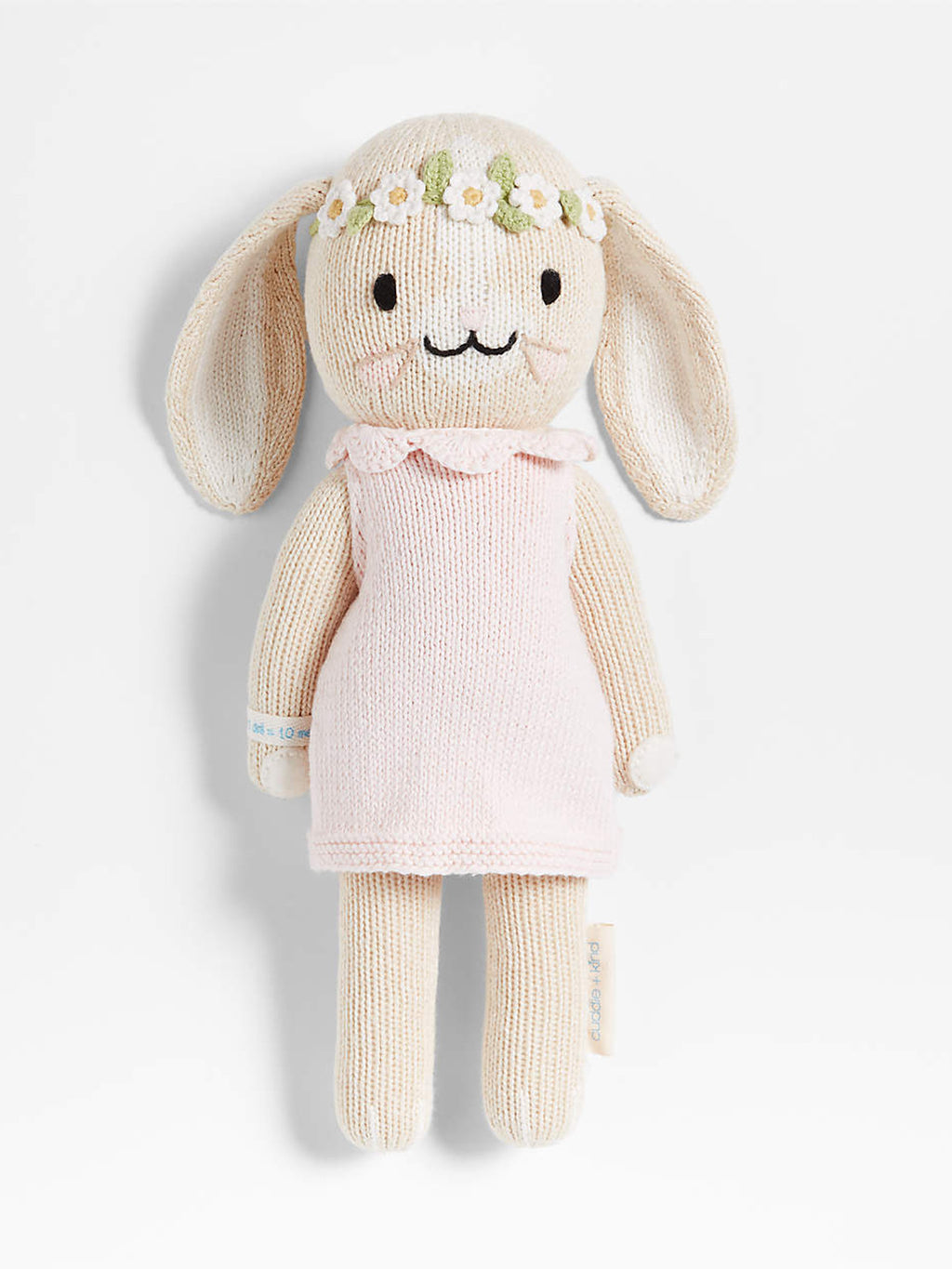 Hannah the Bunny Baby : Toys : Plush + Crinkle cuddle+kind Hannah the Bunny for Babies and Kids | Colored Organics®