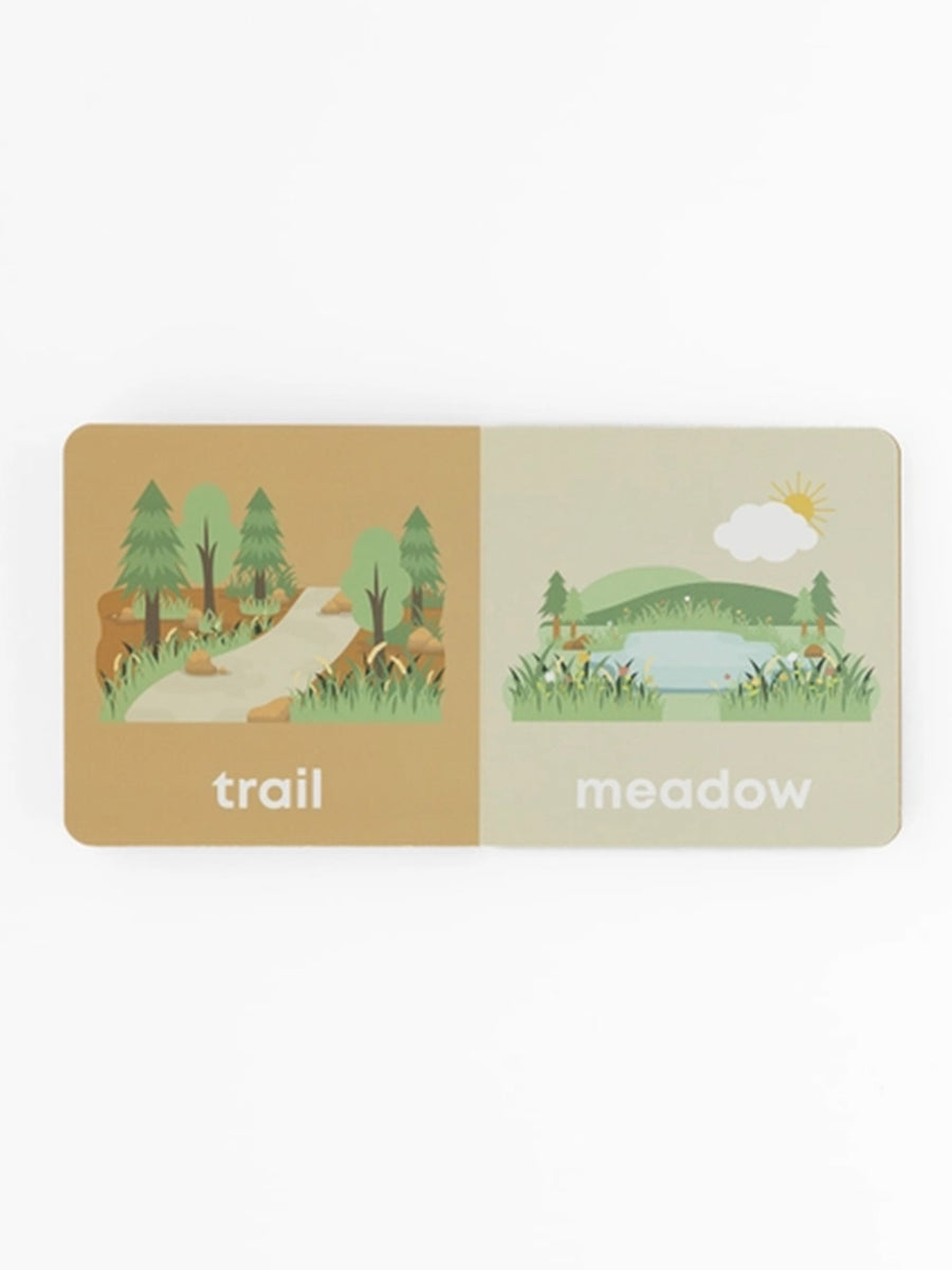 Mountain Baby Board Book Baby-Kids : Toys : Books Left Hand Book House Organic Mountain Baby Board Book | Colored Organics®