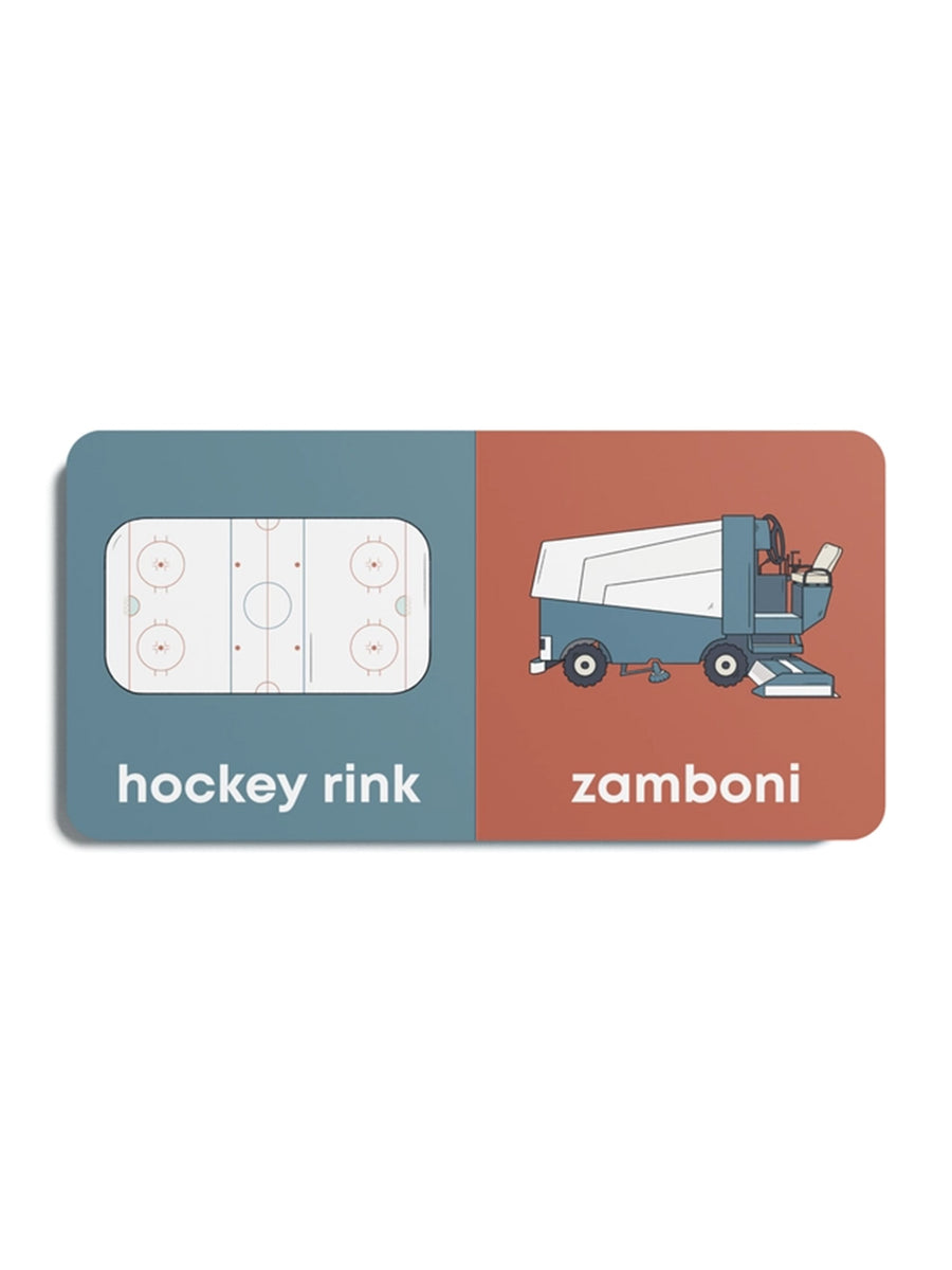 Hockey Baby Board Book Baby-Kids : Toys : Books Left Hand Book House Organic Hockey Baby Board Book | Colored Organics®