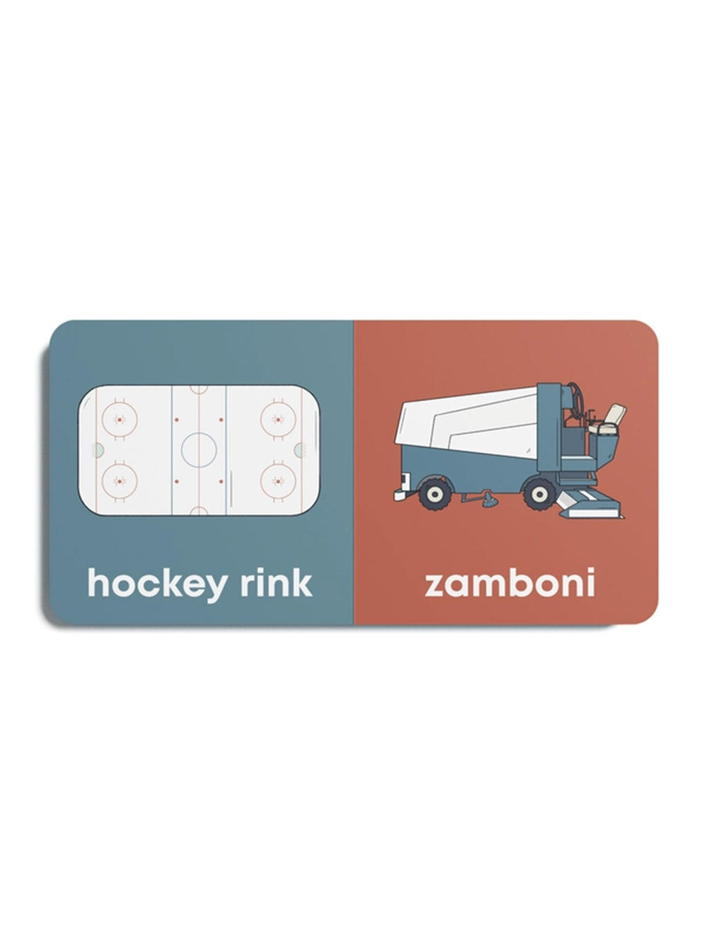 Hockey Baby Board Book Baby-Kids : Toys : Books Left Hand Book House Organic Hockey Baby Board Book | Colored Organics®