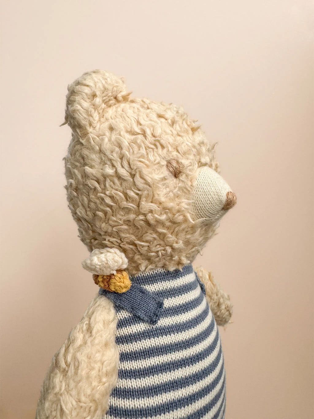 Honeybee Bear Plushie Baby-Kids : Toys : Plush + Crinkle Blueberry Hill Organic Cotton Honeybee Bear Plush | Colored Organics®