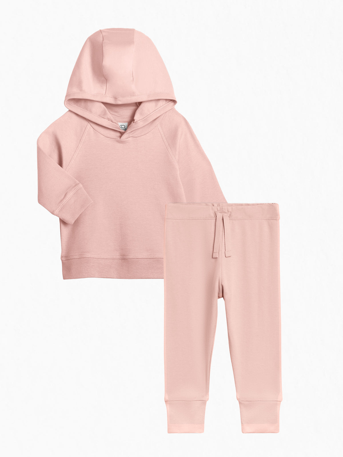 Organic Infant Lightweight Hoodie and Pant Set Baby : Virtual Set Colored Organics Organic Hoodie and Jogger Pant Baby Set | Colored Organics®