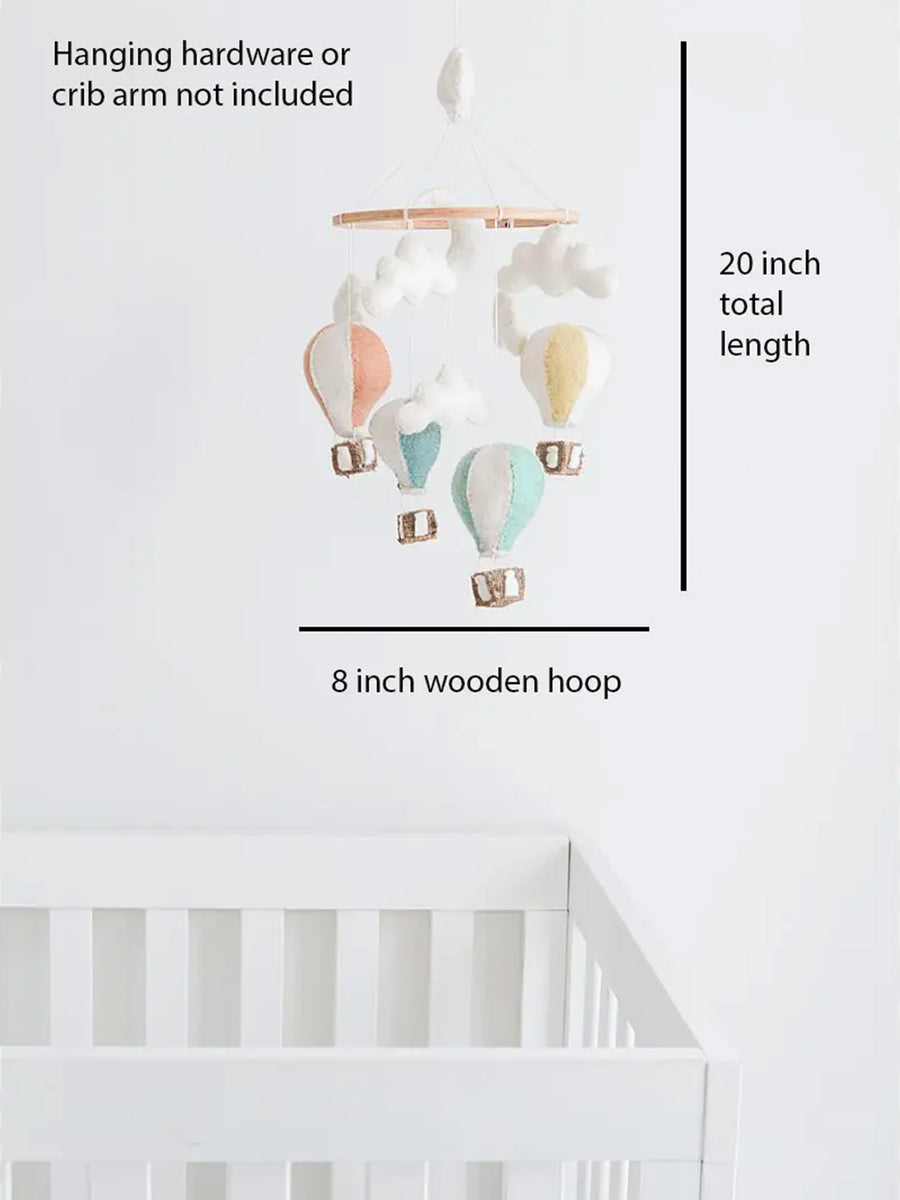 Hot Air Balloon Crib Mobile Baby : Parent : Nursery : Decor Nivas 