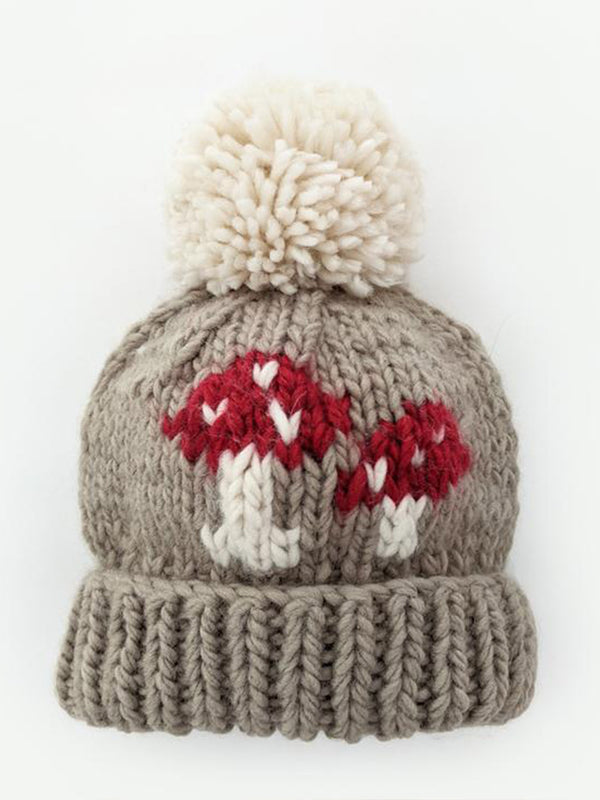 Mushroom Knit Beanie Hat Baby-Kids : Accessories : Hats Huggalugs Fairisle Knit Beanie Hat for Baby | Colored Organics®