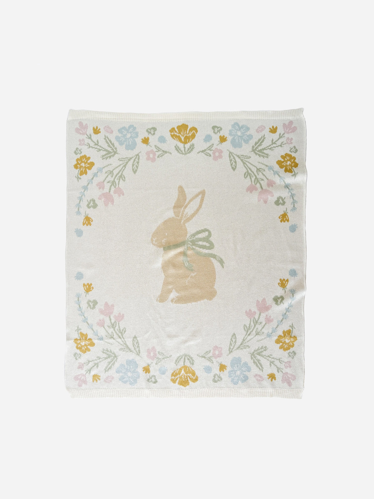 Organic Cotton Bunny Blanket Baby : Nursery : Bedding : Blankets The Blueberry Hill Organic Bunny Blanket for Baby | Colored Organics®