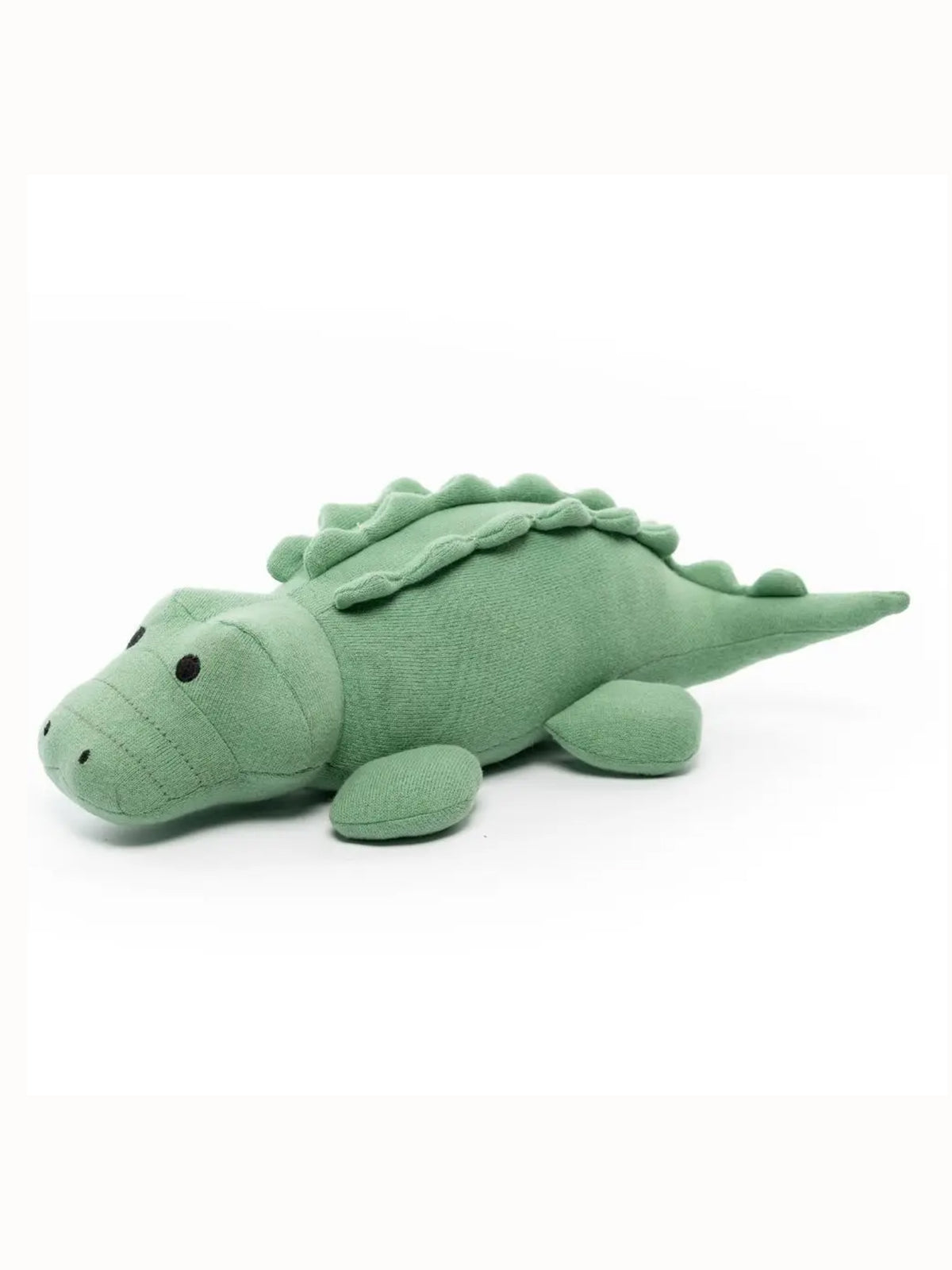 Organic Cotton Large Crocodile Plush Toy Baby-Kids : Toys : Plush + Crinkle Best Years Ltd Large Organic Cotton Crocodile Plush Toy | Colored Organics®