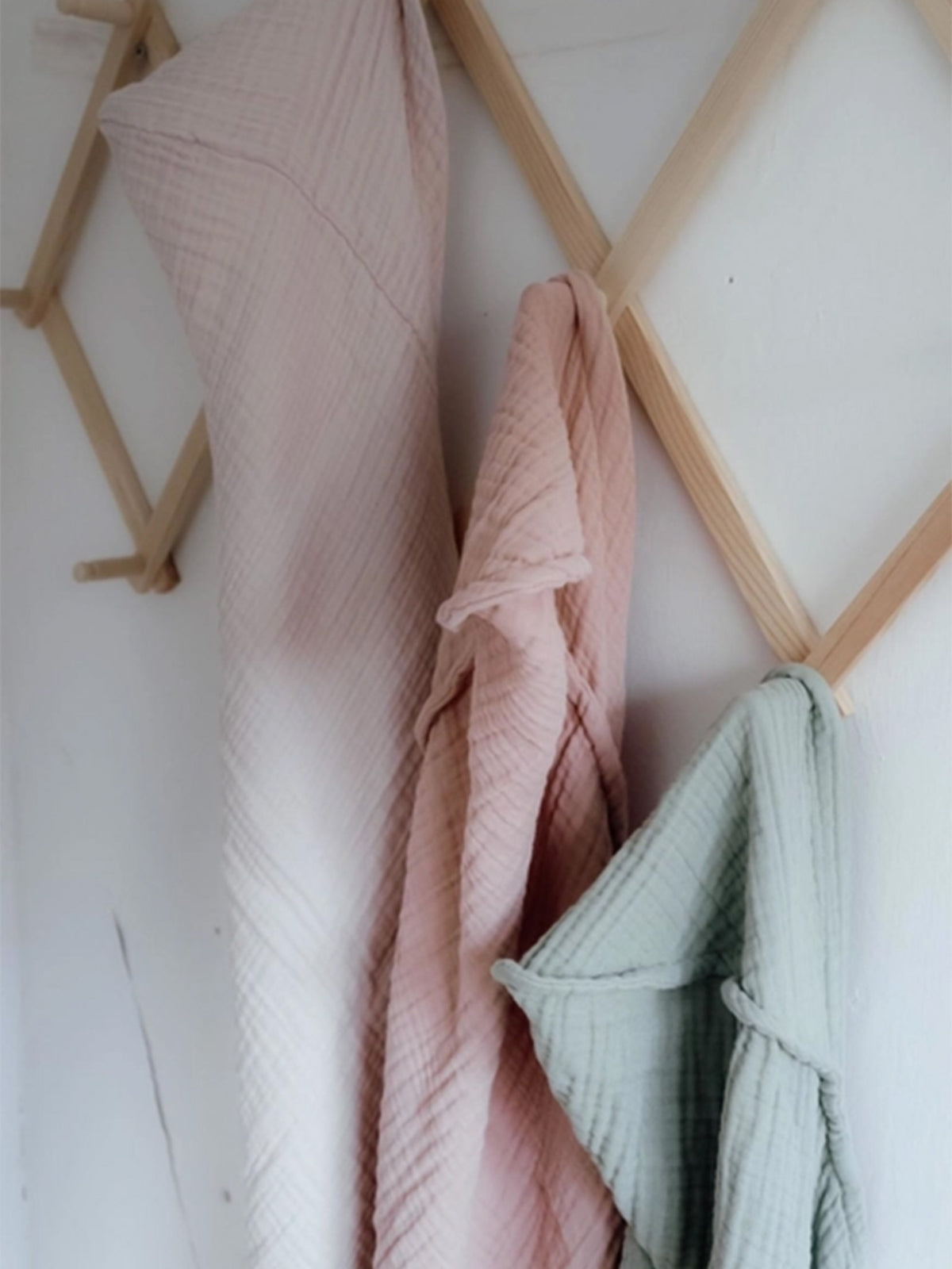 Muslin Hooded Towel Baby : Nursery : Bath Natruba Muslin Hooded Towel for Babies and Kids | Colored Organics®