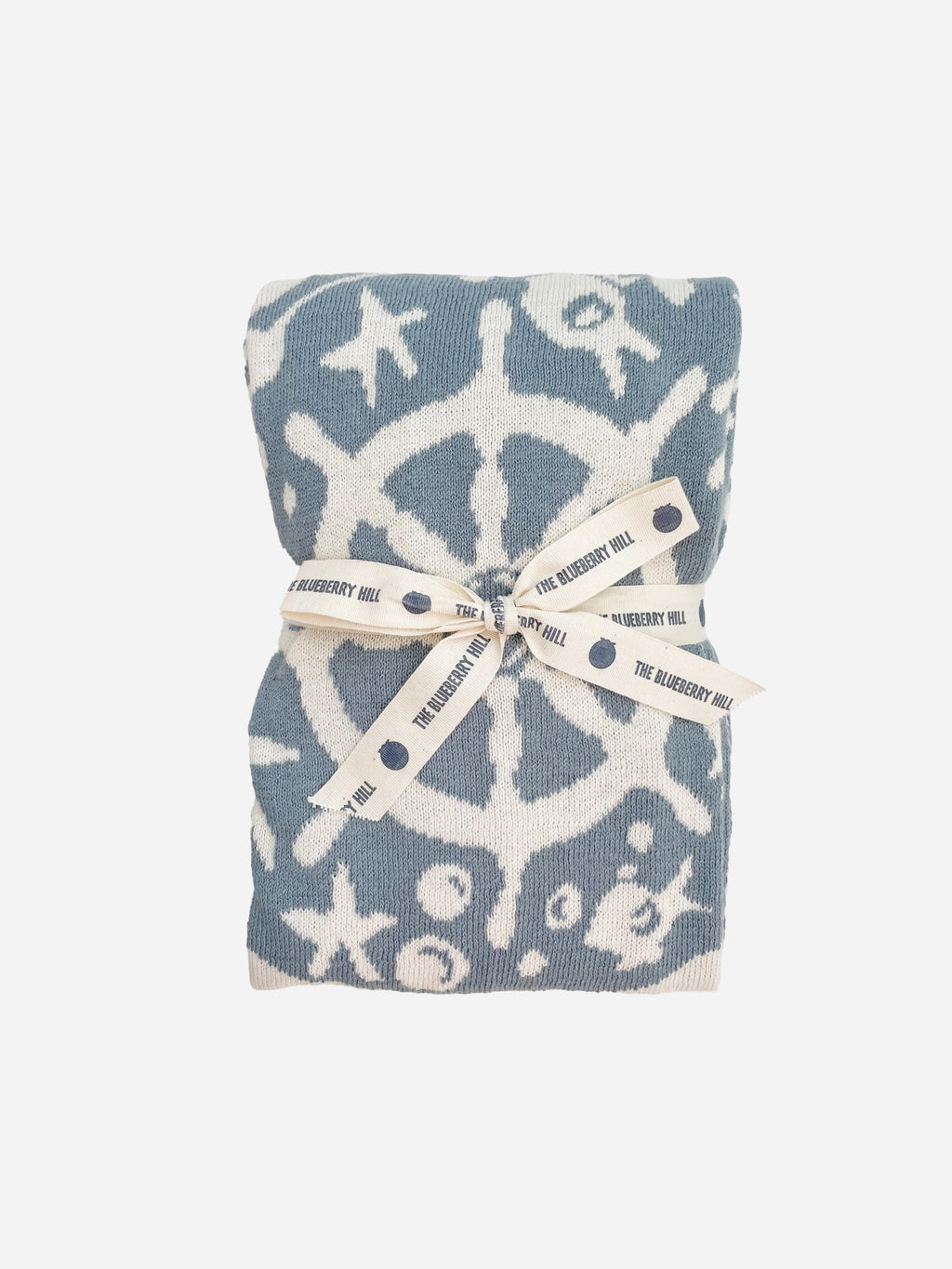 Organic Cotton Nautical Blanket Baby : Nursery : Bedding : Blankets The Blueberry Hill Organic Nautical Blanket for Baby | Colored Organics®