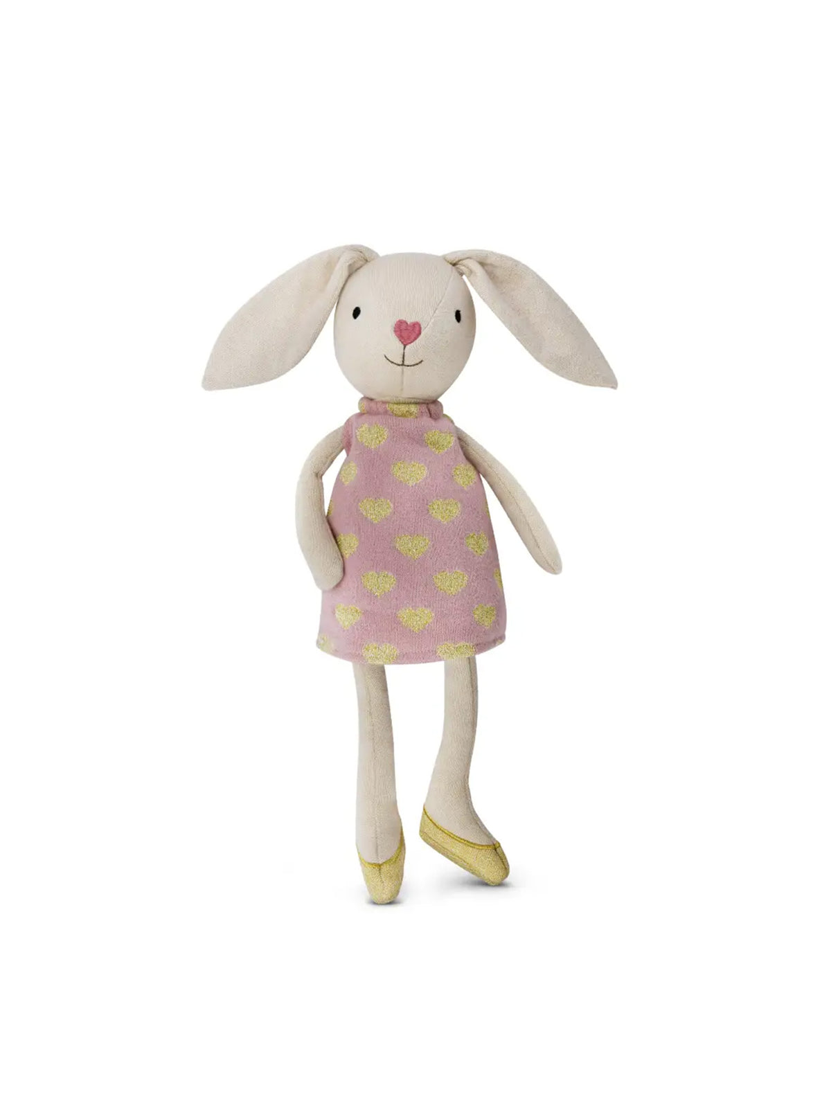 Organic Knit Bunny Doll Baby-Kids : Toys : Plush + Crinkle Apple Park Organic Knit Bunny Doll for Baby | Colored Organics®