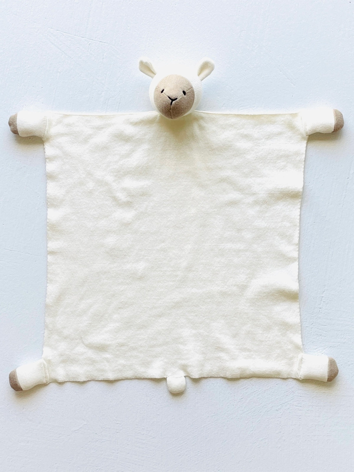 Organic Lovey Security Blanket Lamb Baby : Toys : Plush + Crinkle Viverano Organic Cotton Lamb Lovey Mini Blanket | Colored Organics®