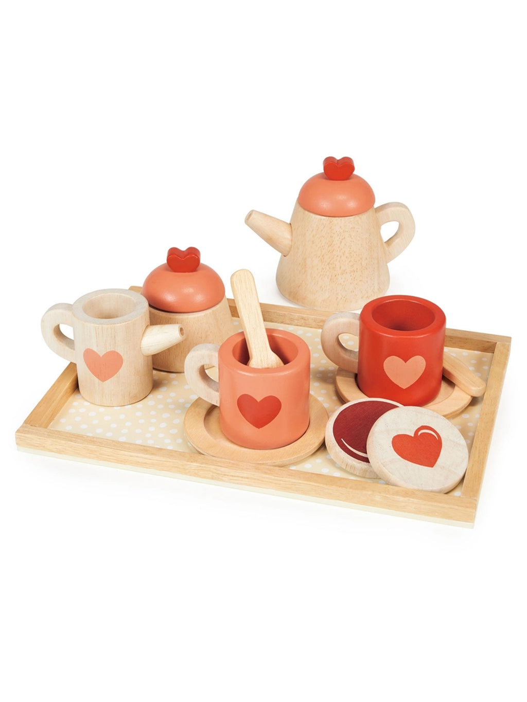 Tea Time Tray Playset Baby-Kids : Toys : Pretend Play Mentari Toys Tea Time Tray Playset for Baby | Colored Organics®