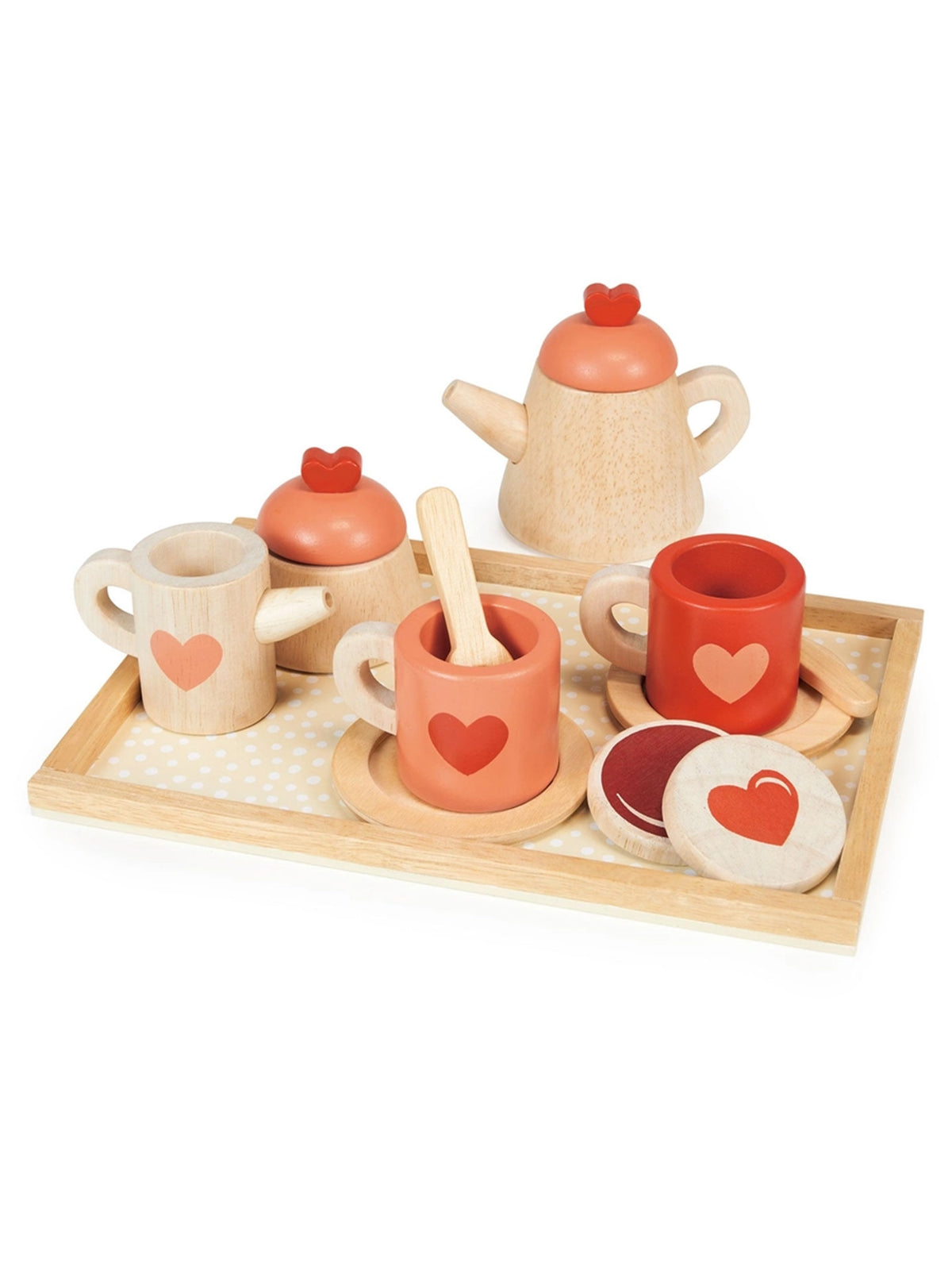 Tea Time Tray Playset Baby-Kids : Toys : Pretend Play Mentari Toys Tea Time Tray Playset for Baby | Colored Organics®