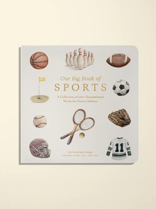 Our Big Book of Sports Baby-Kids : Toys : Books Paige Tate & Co. Our Big Book of Sports for Baby | Colored Organics®