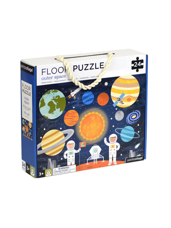 Outer Space 24-Piece Floor Puzzle Kids : Toys : Puzzle Chronicle Books Dinosaur Kingdom 24-Piece Floor Puzzle | Colored Organics®