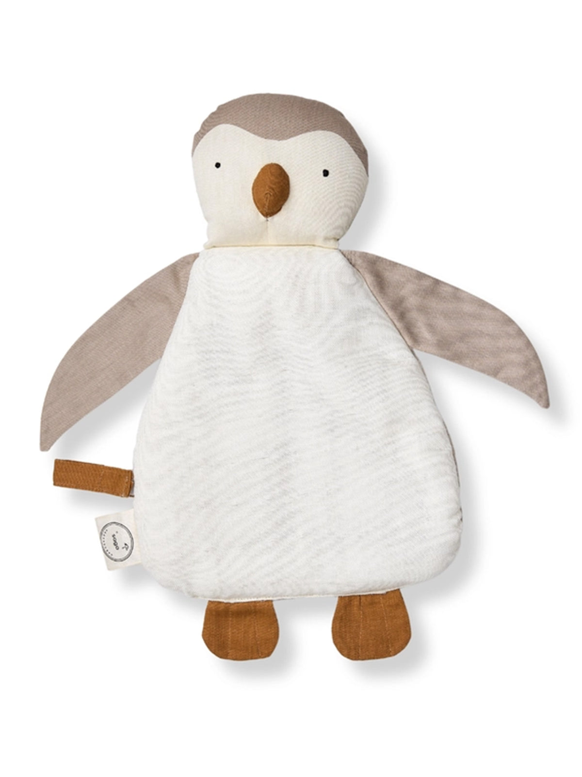 Penguin Cuddle Cloth Baby : Toys : Plush + Crinkle Saga Copenhagen Penguin Cuddle Cloth for Babies and Kids | Colored Organics®