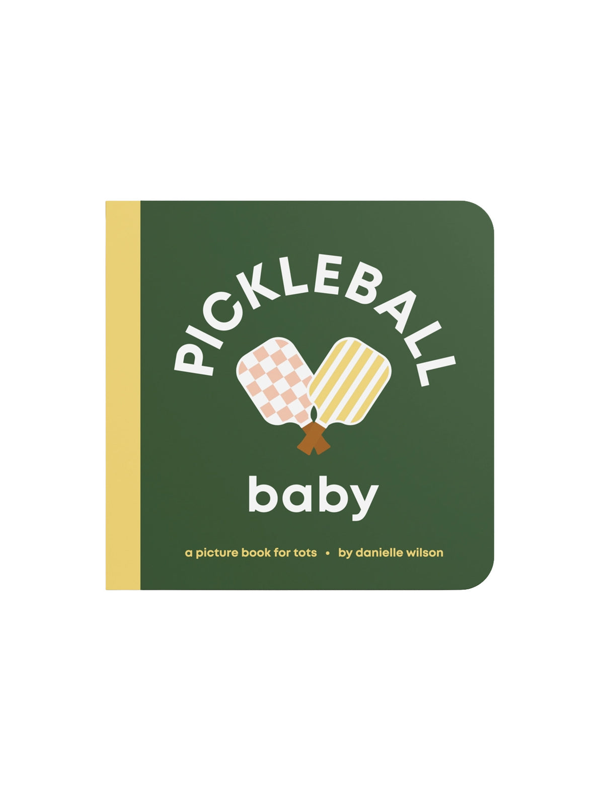 Pickleball Baby Board Book Baby-Kids : Toys : Books Left Hand Book House Organic Pickleball Baby Board Book | Colored Organics®