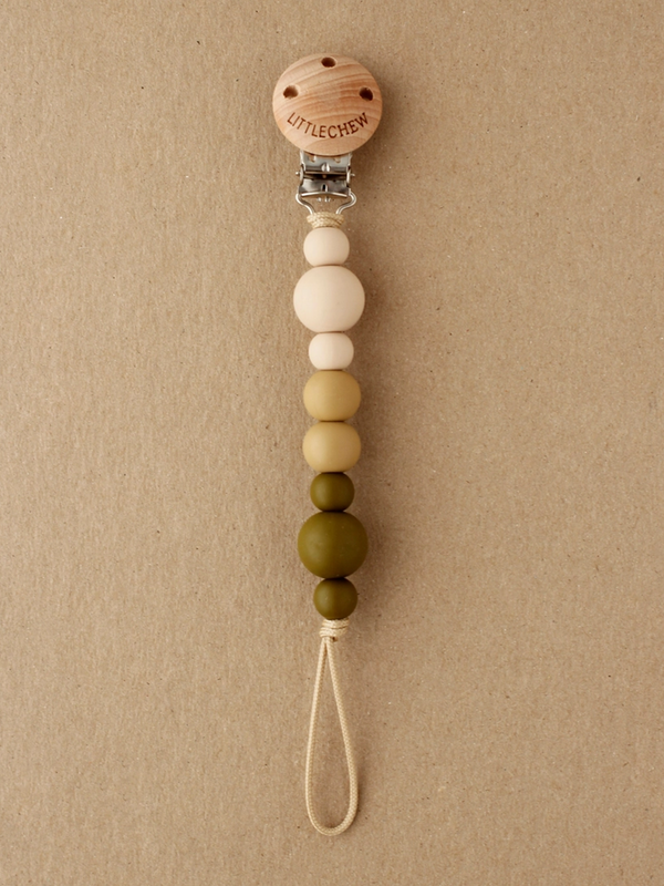 Kira Pacifier Clip Baby : Gear : Pacifiers + Clips Little Chew Kira Pacifier Clip for Babies and Kids | Colored Organics®