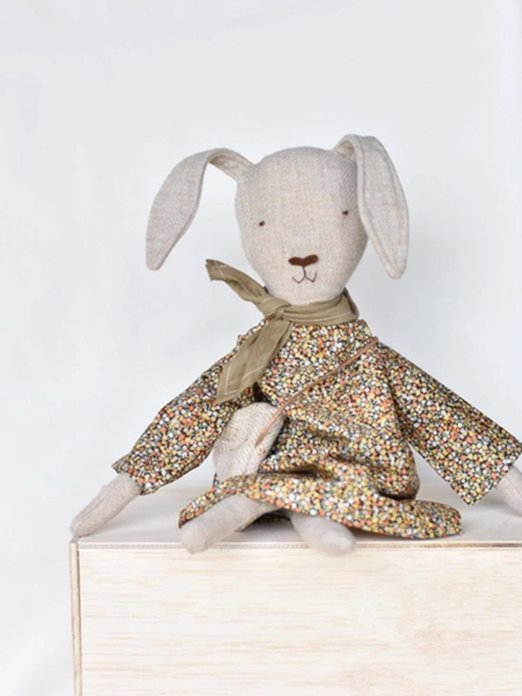 Ruthie the Rabbit Doll Baby : Toys : Plush + Crinkle Woolgrass Farm Ruthie the Rabbit Doll for Baby | Colored Organics®
