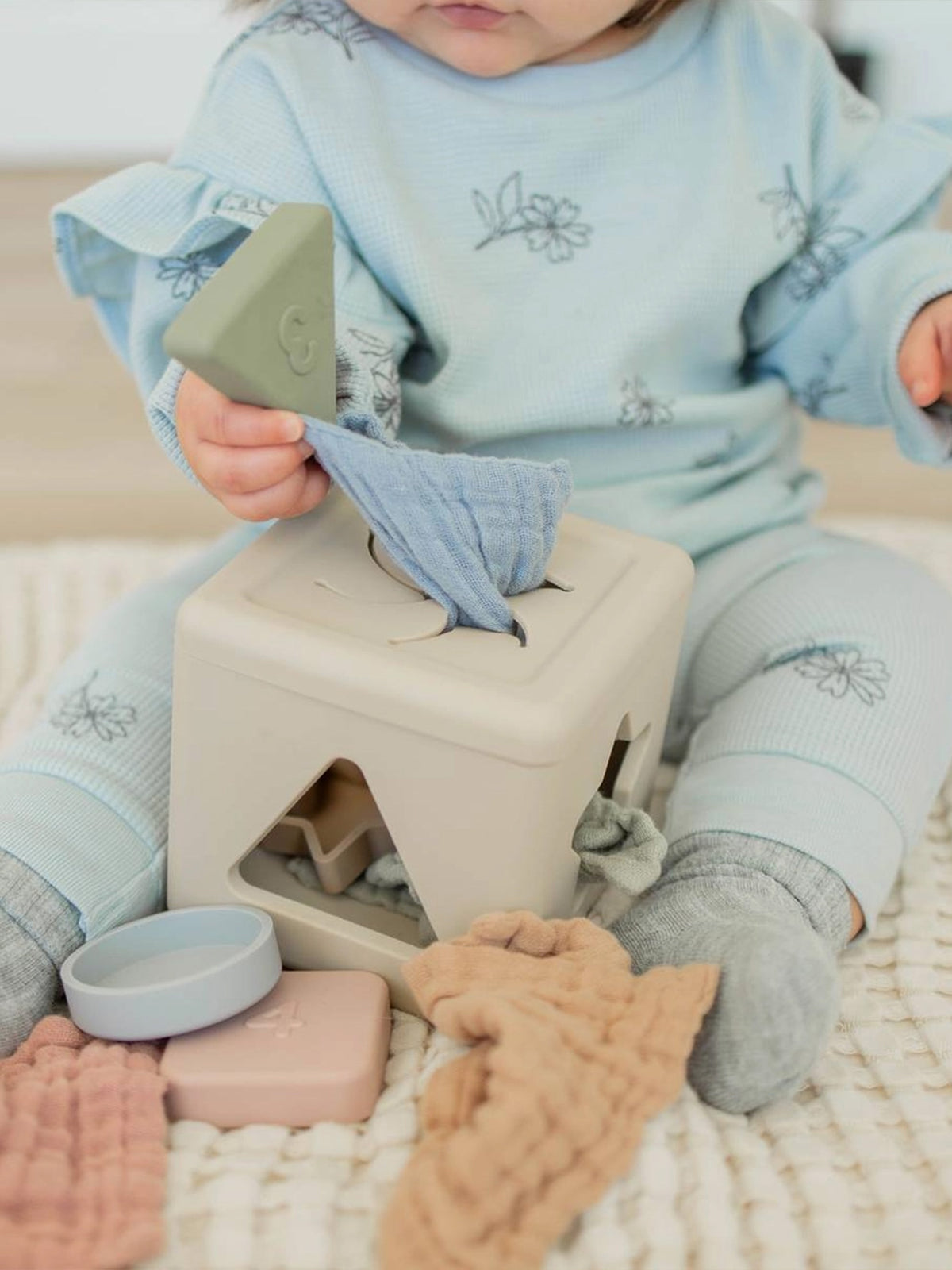 Shape Sorter Tissue Toy