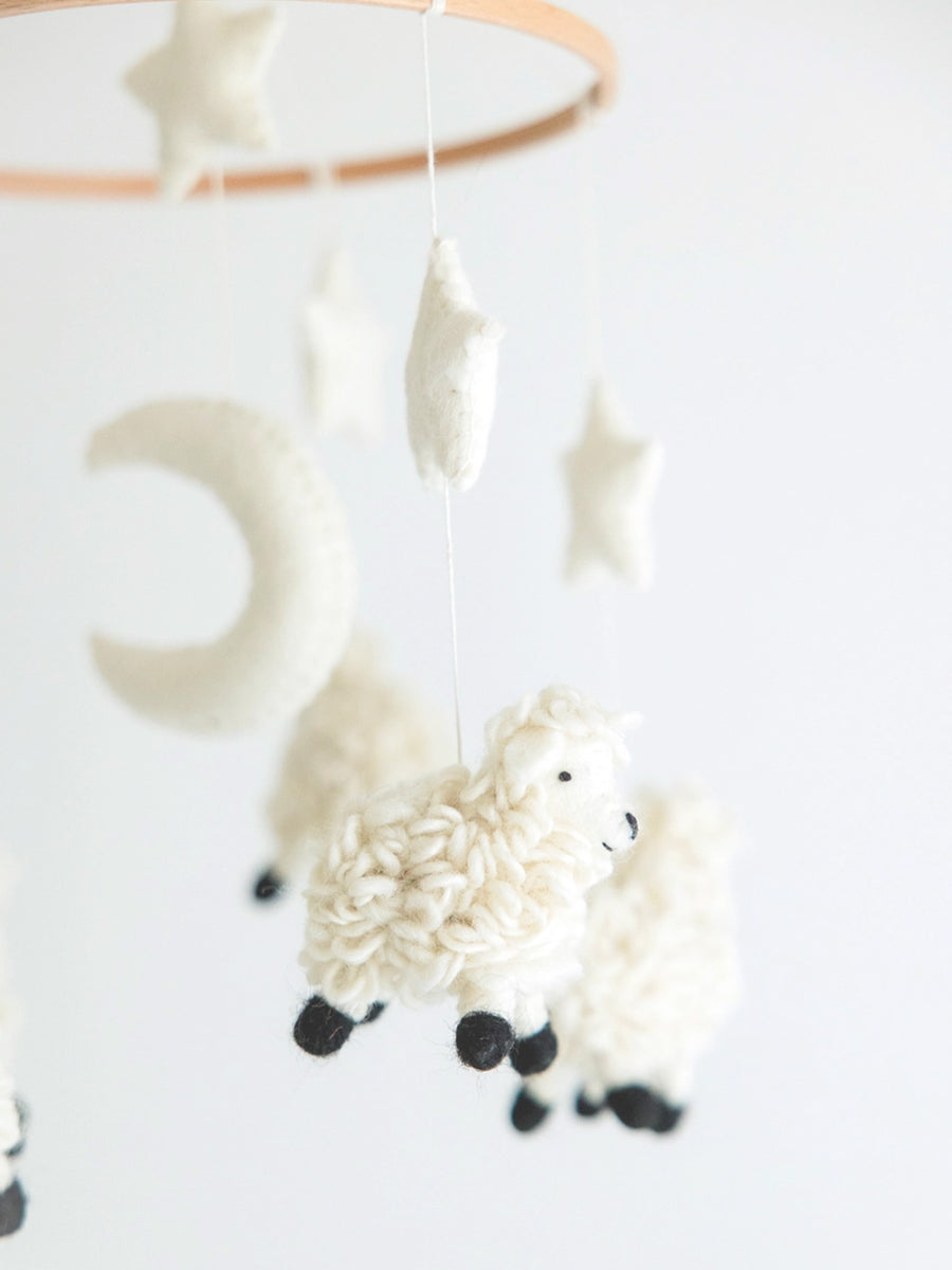 Sheep Crib Mobile