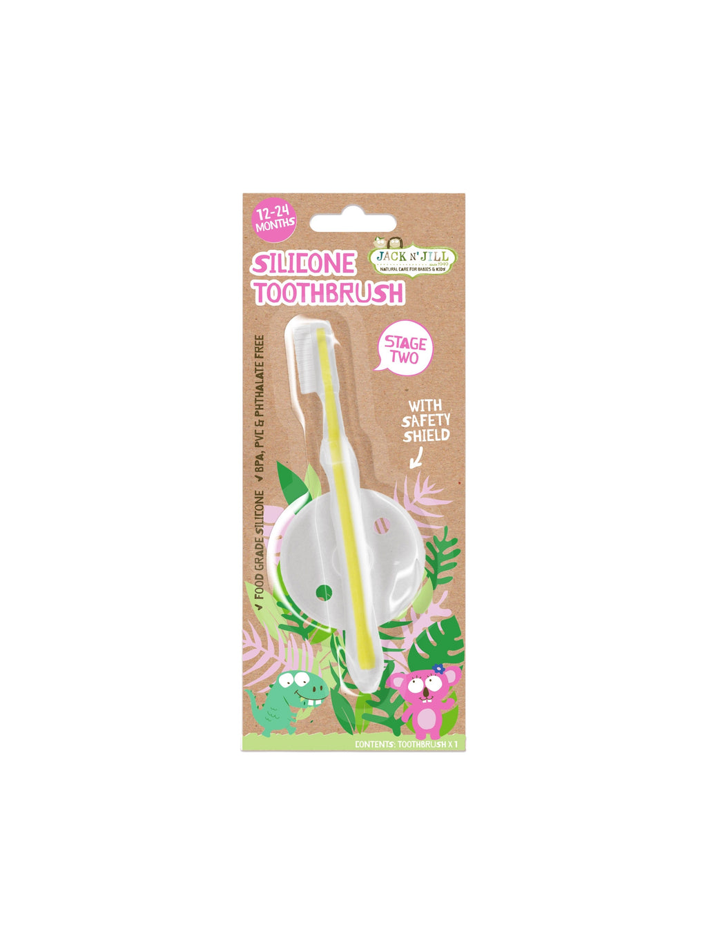 Silicone Toothbrush for Toddlers Baby-Kids : Nursery : Bath Jack N' Jill Silicone Finger Toothbrush for Babies | Colored Organics®