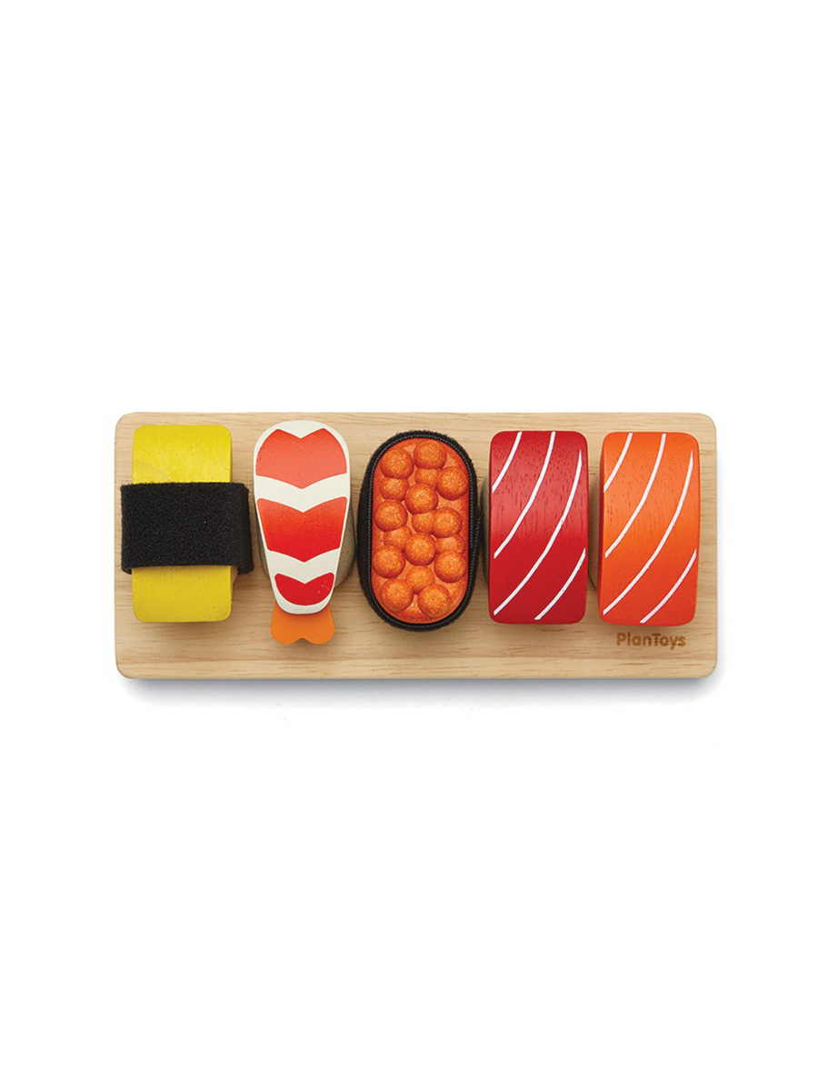 Sushi Chef Play Set Baby-Kids : Toys : Pretend Play Plan Toys Sushi Chef Play Set for Babies and Kids | Colored Organics®