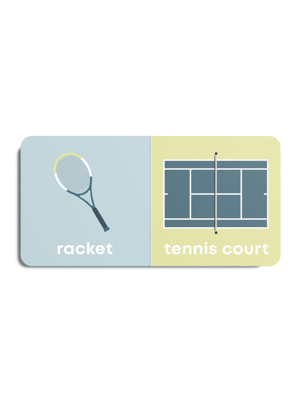 Tennis Baby Board Book Baby-Kids : Toys : Books Left Hand Book House Organic Tennis Baby Board Book | Colored Organics®