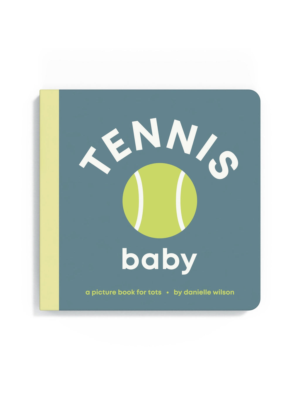 Tennis Baby Board Book Baby-Kids : Toys : Books Left Hand Book House Organic Tennis Baby Board Book | Colored Organics®