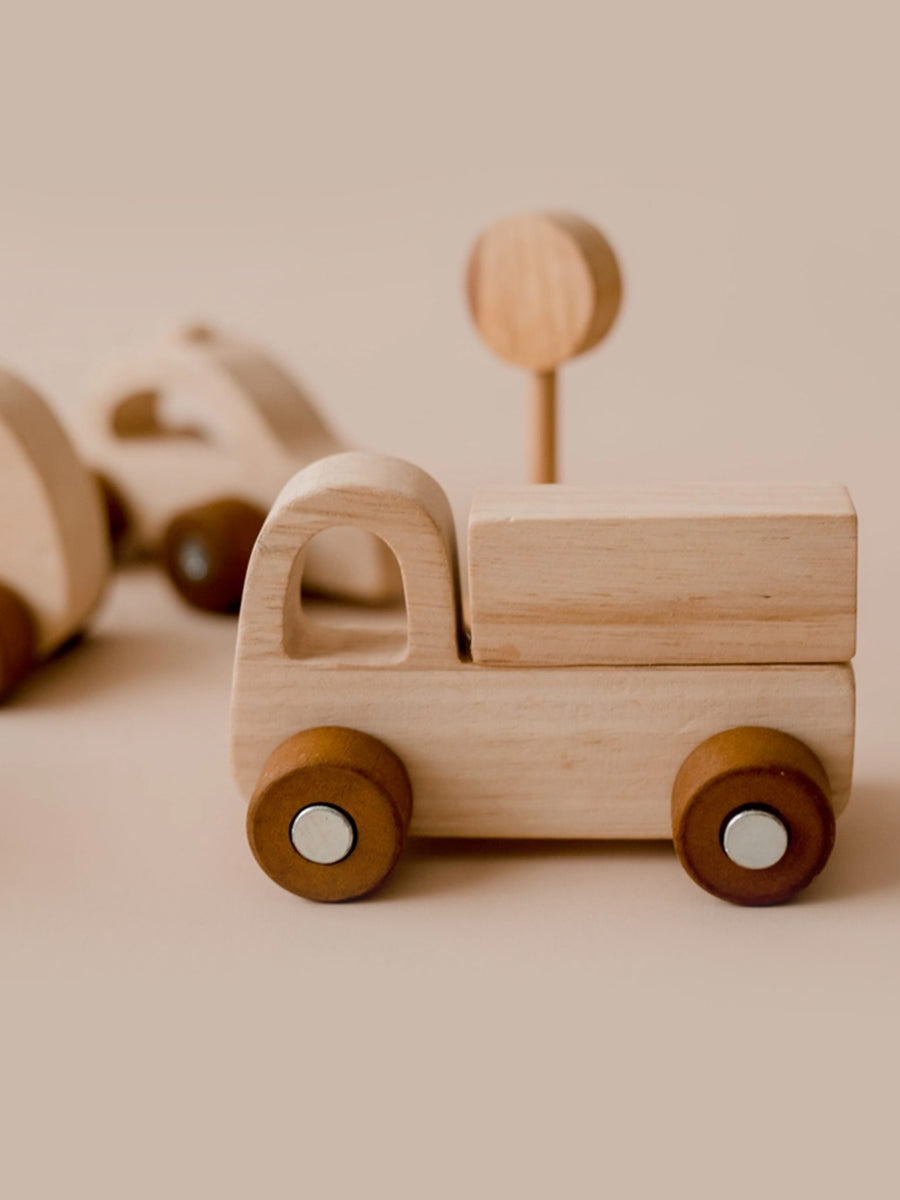 Vehicle Play Set Baby-Kids : Toys : Pretend Play QToysUSA Vehicle Play Set for Babies and Kids | Colored Organics®