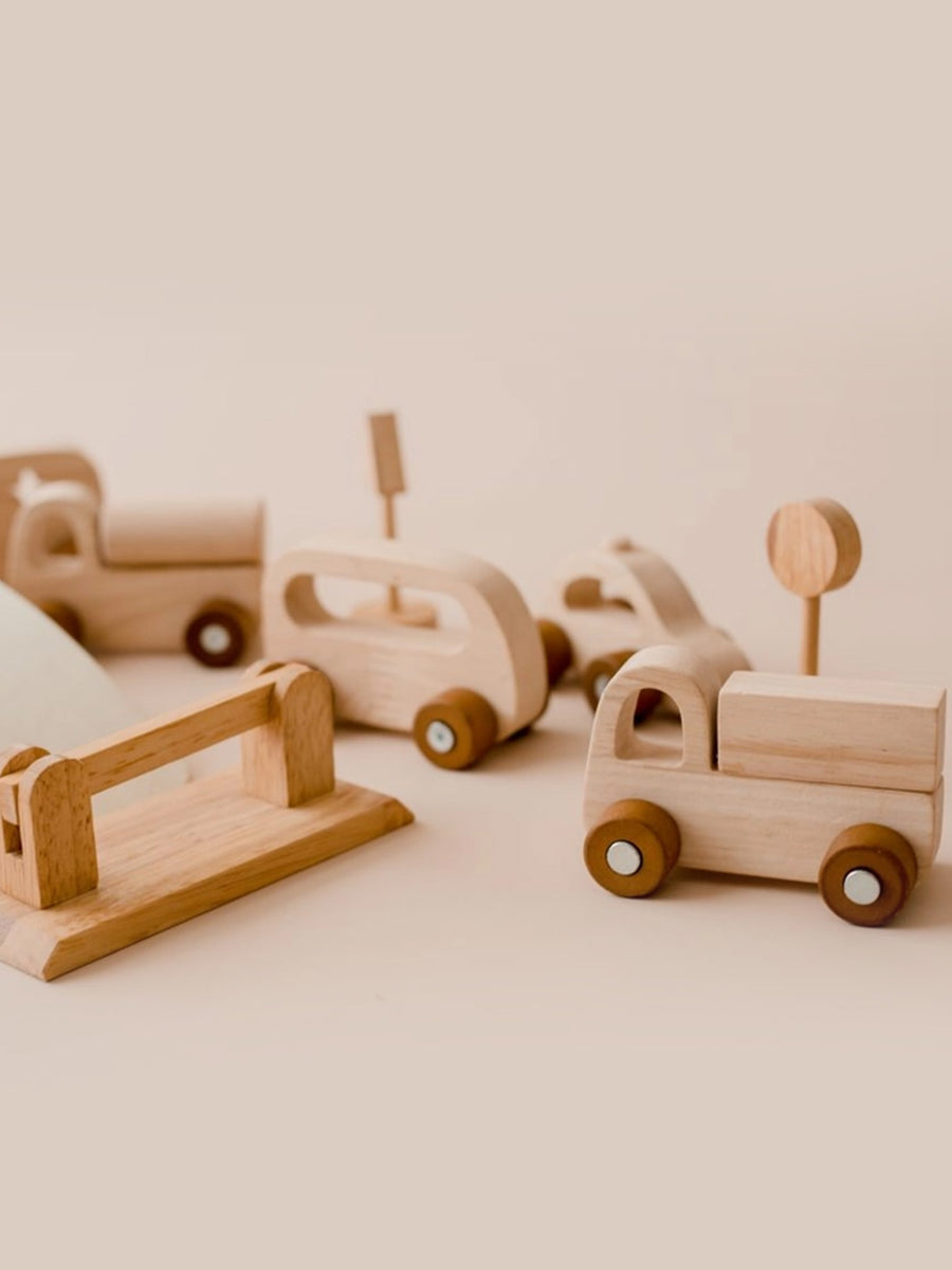 Vehicle Play Set Baby-Kids : Toys : Pretend Play QToysUSA Vehicle Play Set for Babies and Kids | Colored Organics®