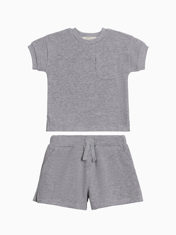 Organic Waffle Summer Set Baby-Kids : Virtual Set KENDI by Colored Organics Organic Waffle Summer Set for Baby | Colored Organics®