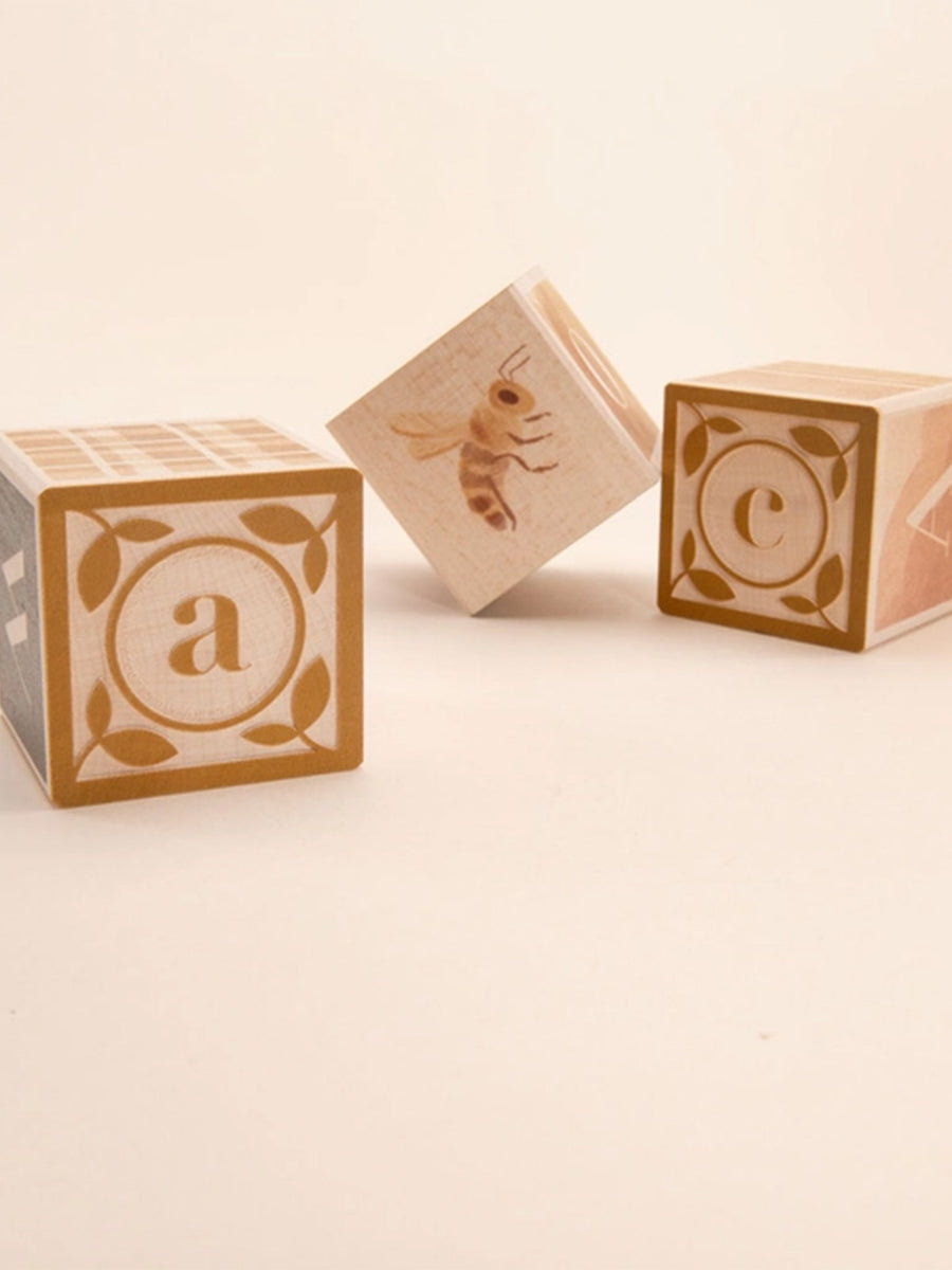 Watercolor ABC Blocks Kids : Toys : Blocks Uncle Goose Watercolor ABC Blocks for Baby | Colored Organics®