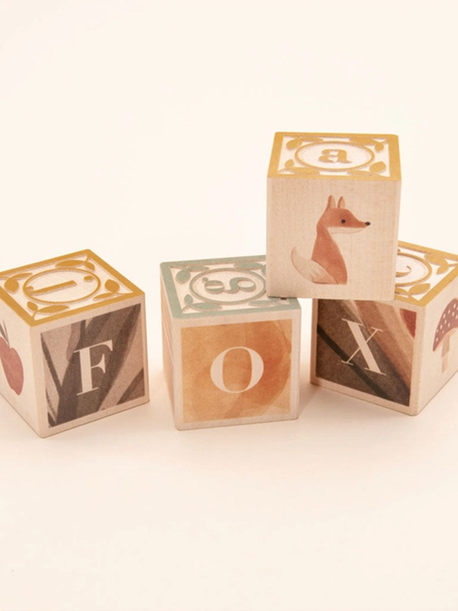 Watercolor ABC Blocks Kids : Toys : Blocks Uncle Goose Watercolor ABC Blocks for Baby | Colored Organics®