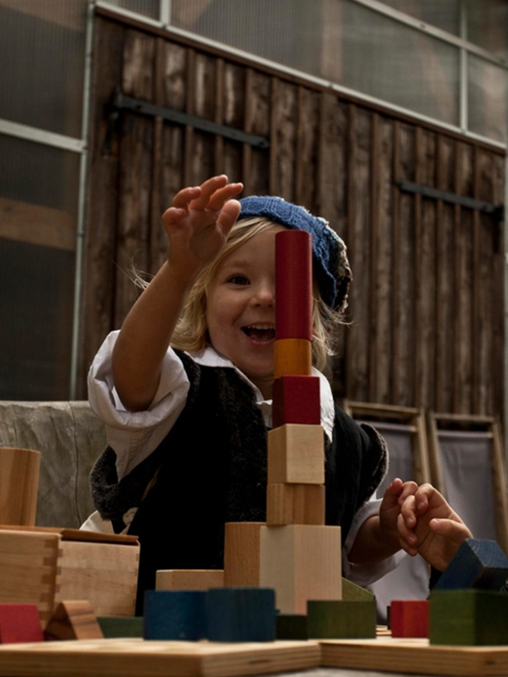 Wooden Blocks Baby-Kids : Toys : Blocks Wooden Story Heirloom Wooden Building Blocks for Kids | Colored Organics®