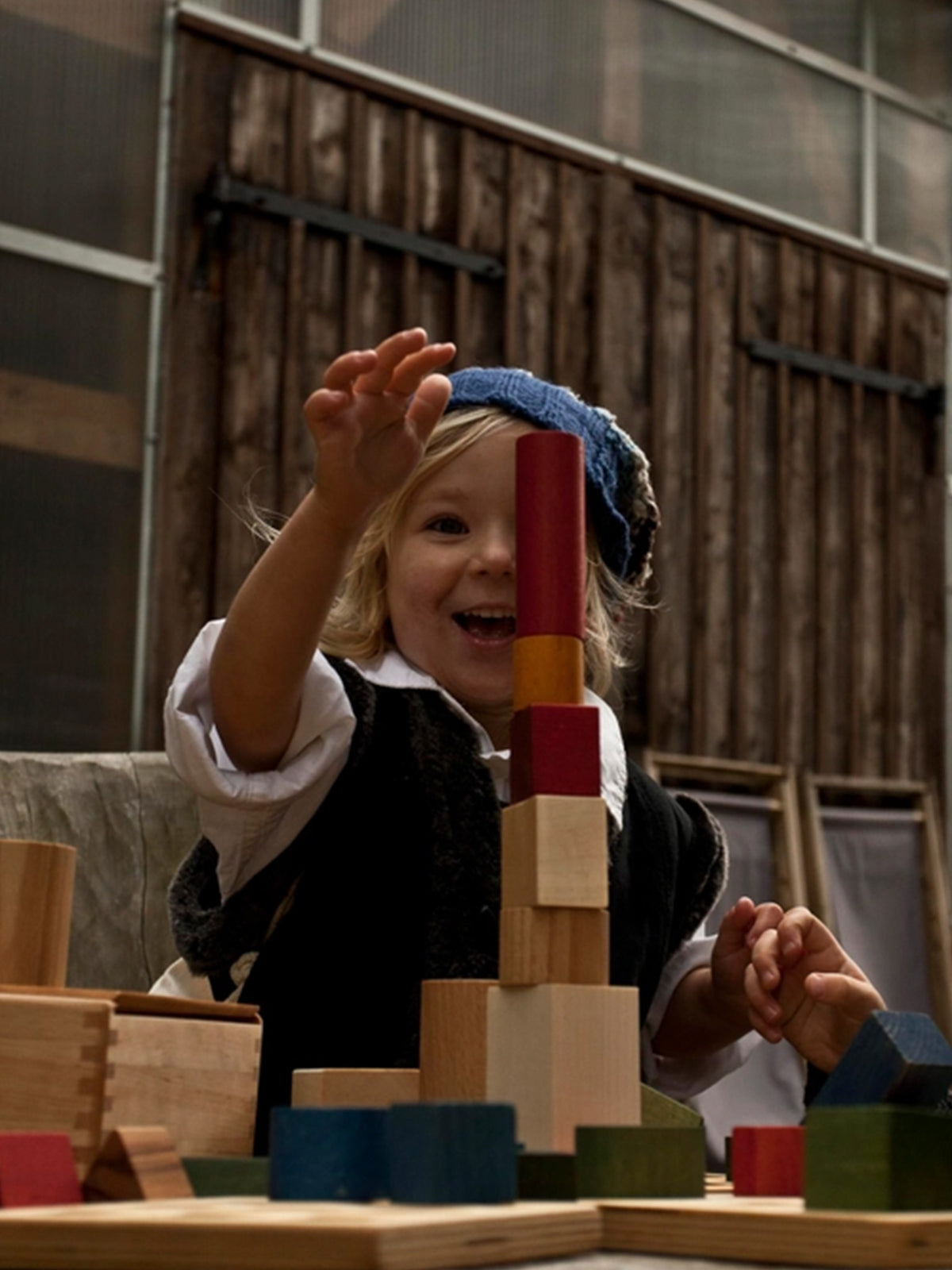 Wooden Blocks Baby-Kids : Toys : Blocks Wooden Story Heirloom Wooden Building Blocks for Kids | Colored Organics®