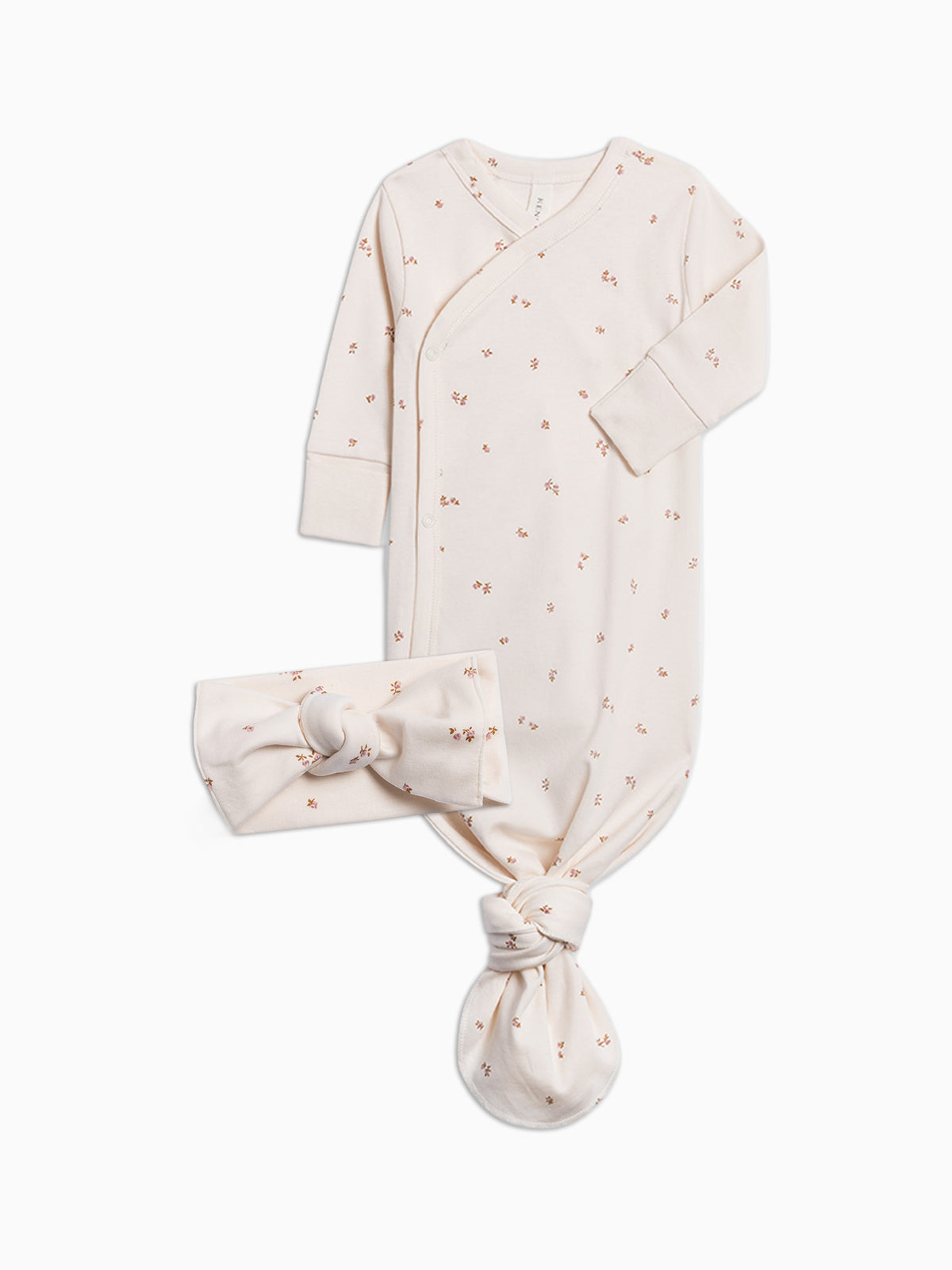 Organic Infant Winter Gown Set