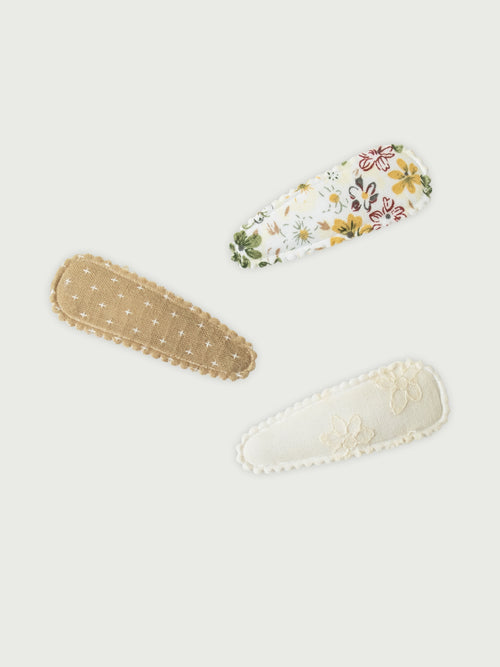 3-Pack Hair Clip Set Baby-Kids : Accessories : Clips Kendi 3-Pack Hair Clip Set for Babies and Kids | Colored Organics®