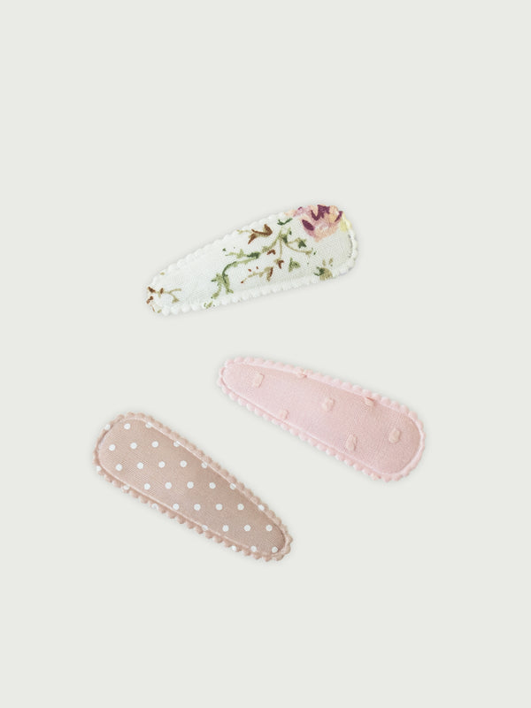 3-Pack Hair Clip Set Baby-Kids : Accessories : Clips Kendi 3-Pack Hair Clip Set for Babies and Kids | Colored Organics®