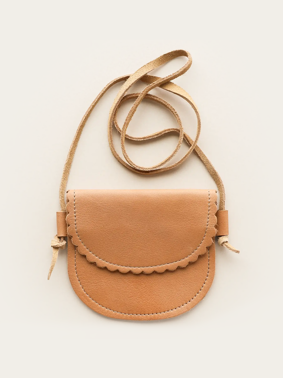 Toddler Scalloped Leather Purse Kids : Accessories : Bags Sun & Lace Scalloped Leather Toddler Purse | Colored Organics®