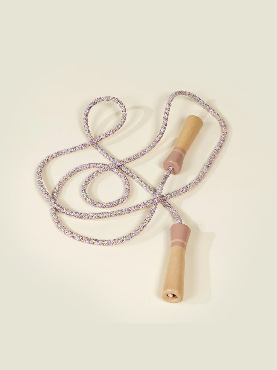 Wooden Handle Skipping Rope Baby-Kids : Toys : Pretend Play Coco Village Wooden Handle Skipping Rope for Baby | Colored Organics®