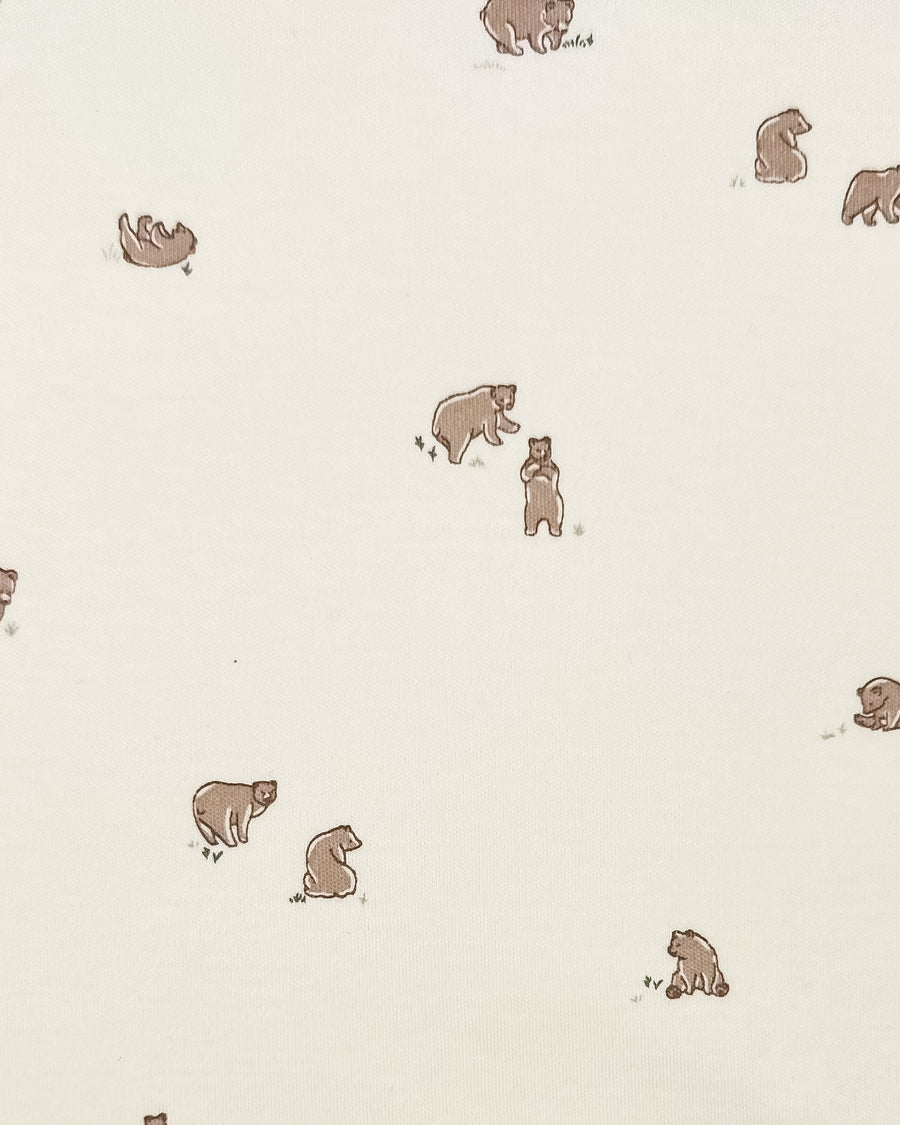 Peyton Zipper Sleeper | Bear / Truffle + Thyme KENDI by Colored Organics Peyton Zipper Sleeper | Bear / Truffle | Colored Organics®