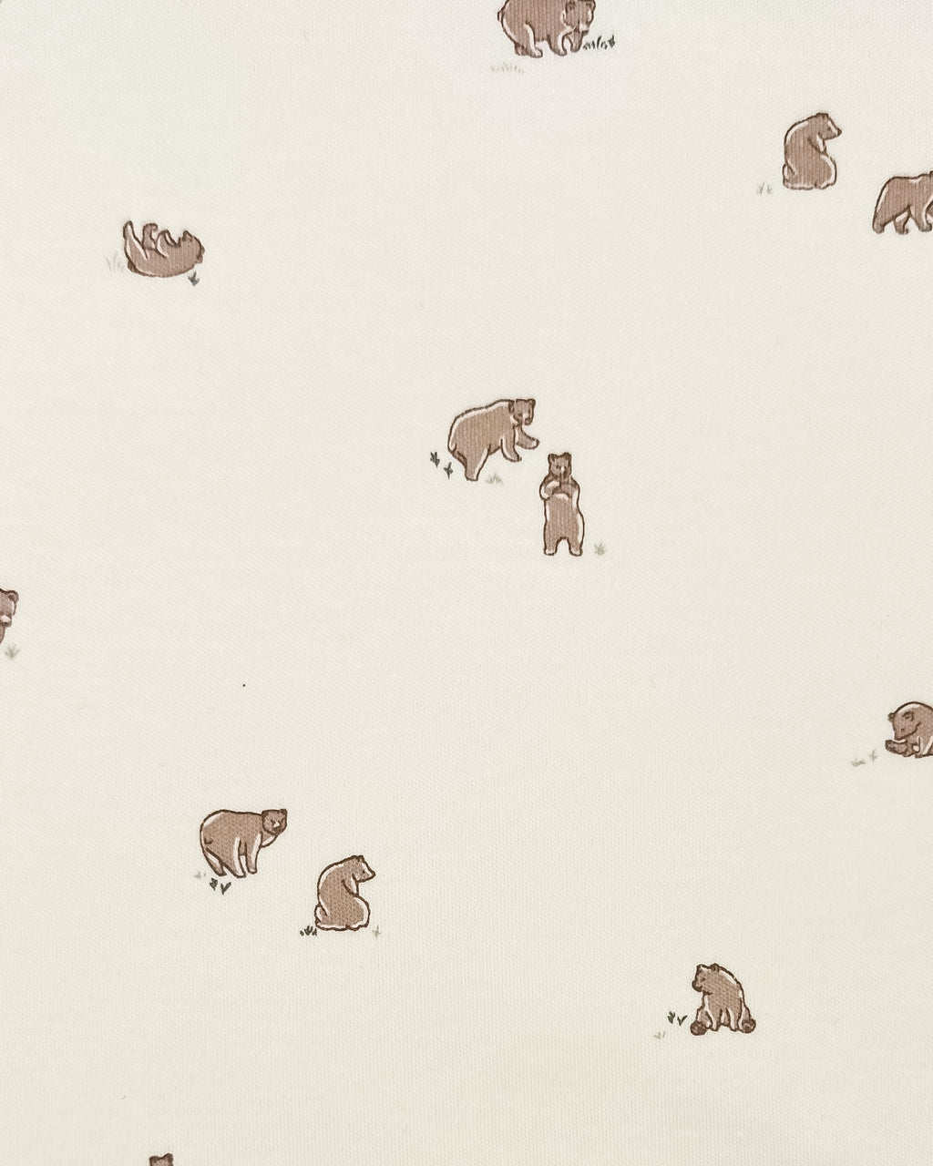 Peyton Zipper Sleeper | Bear / Truffle + Thyme  KENDI by Colored Organics Peyton Zipper Sleeper | Bear / Truffle | Colored Organics®