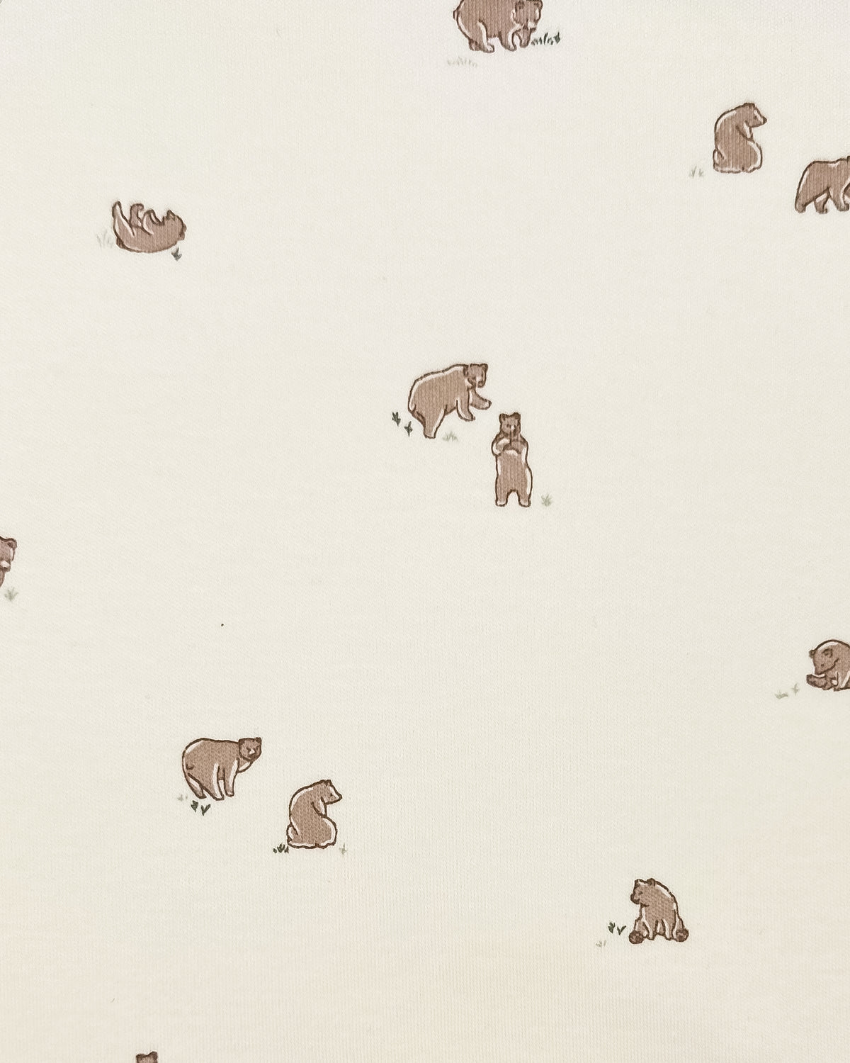 Peyton Zipper Sleeper | Bear / Truffle + Thyme  KENDI by Colored Organics Peyton Zipper Sleeper | Bear / Truffle | Colored Organics®