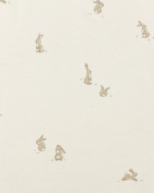 Peyton Zipper Sleeper | Bunny / Oat + Clay  KENDI by Colored Organics Peyton Zipper Sleeper | Bunny / Oat + | Colored Organics®