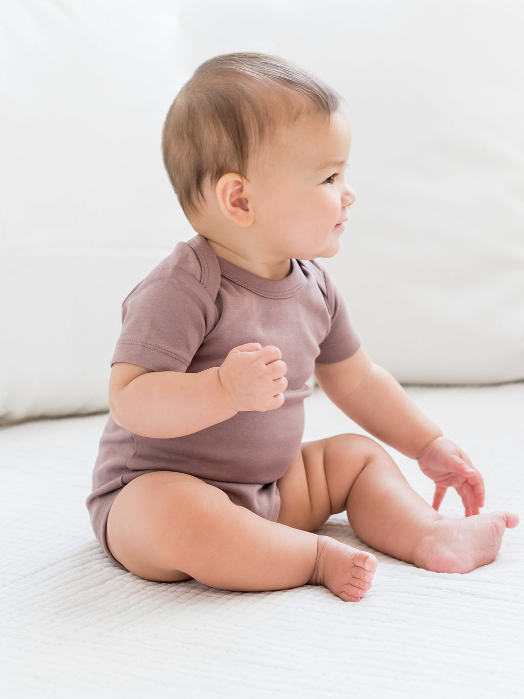 Classic Short Sleeve Bodysuit Baby : One Pieces : Bodysuits : Short Sleeves Colored Organics Short Sleeve Organic Baby Bodysuit | Colored Organics®