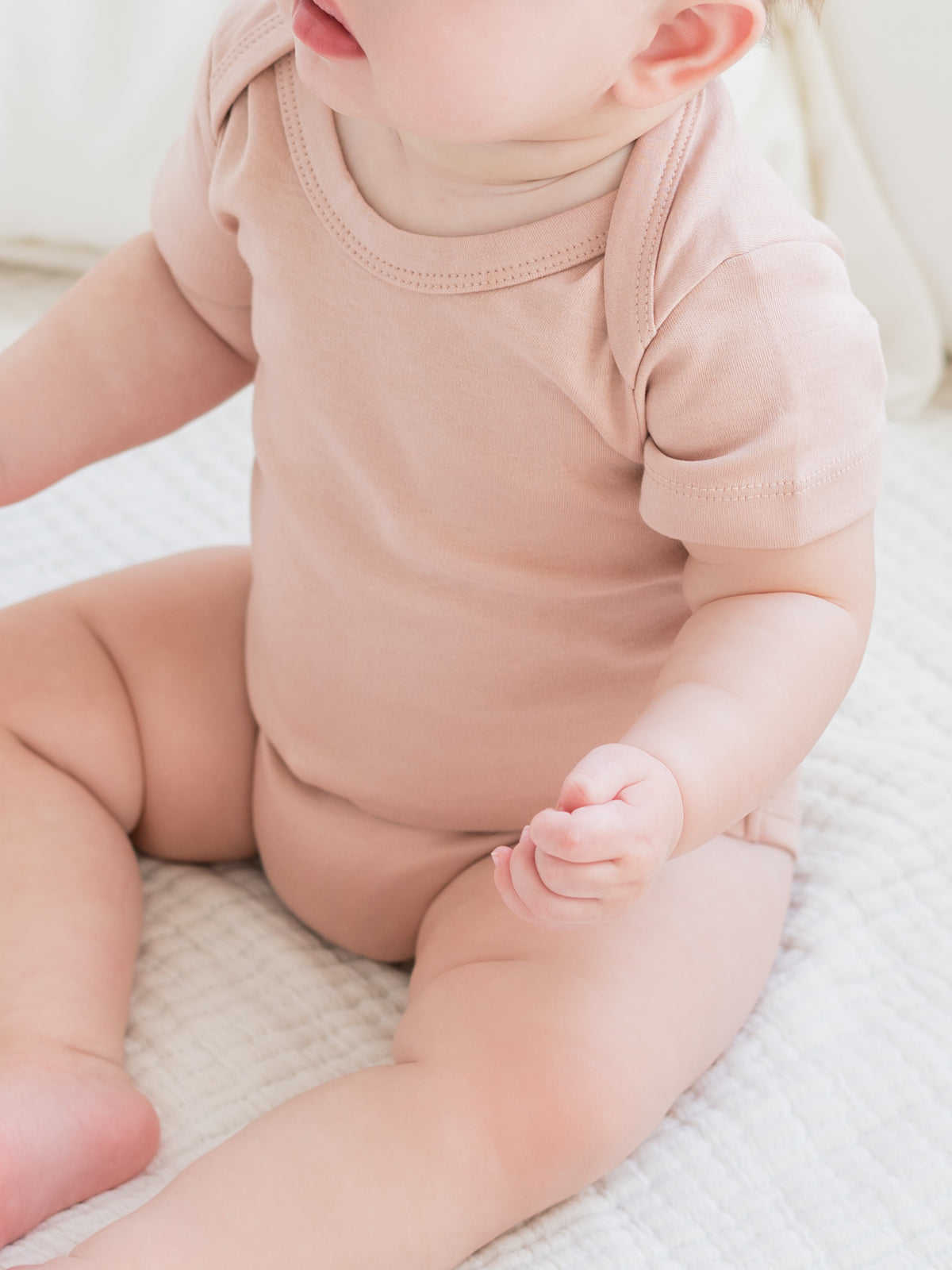 Classic Short Sleeve Bodysuit - Discontinued Colors Sale : Baby : One Pieces : Bodysuits : Short Sleeves Colored Organics Classic Short Sleeve Bodysuit for Baby | Colored Organics®